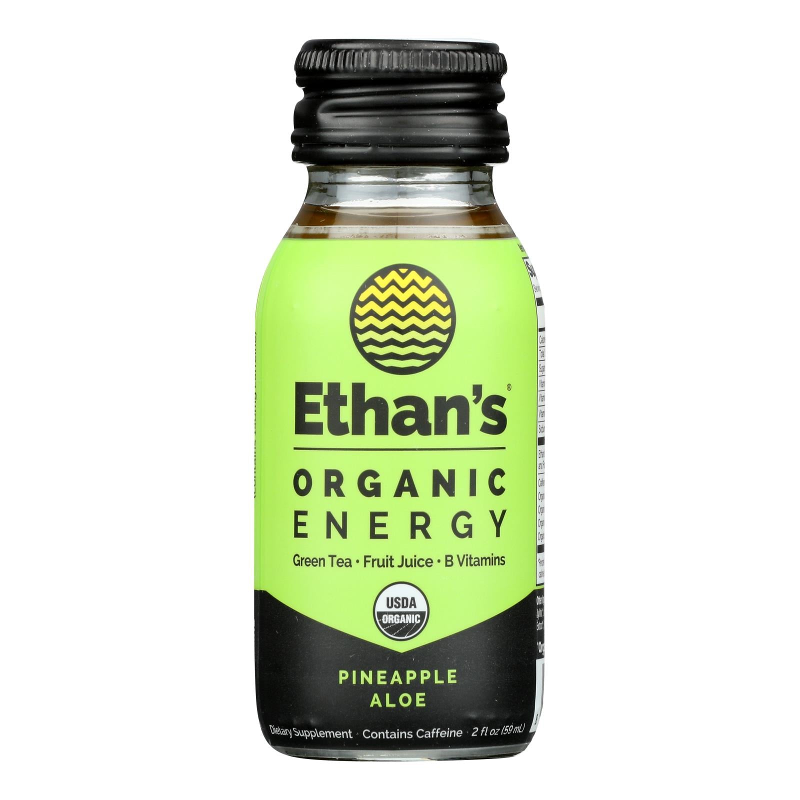 Ethan's - Energy Sht Pineap Aloe - Case of 6-2 Fluid Ounce