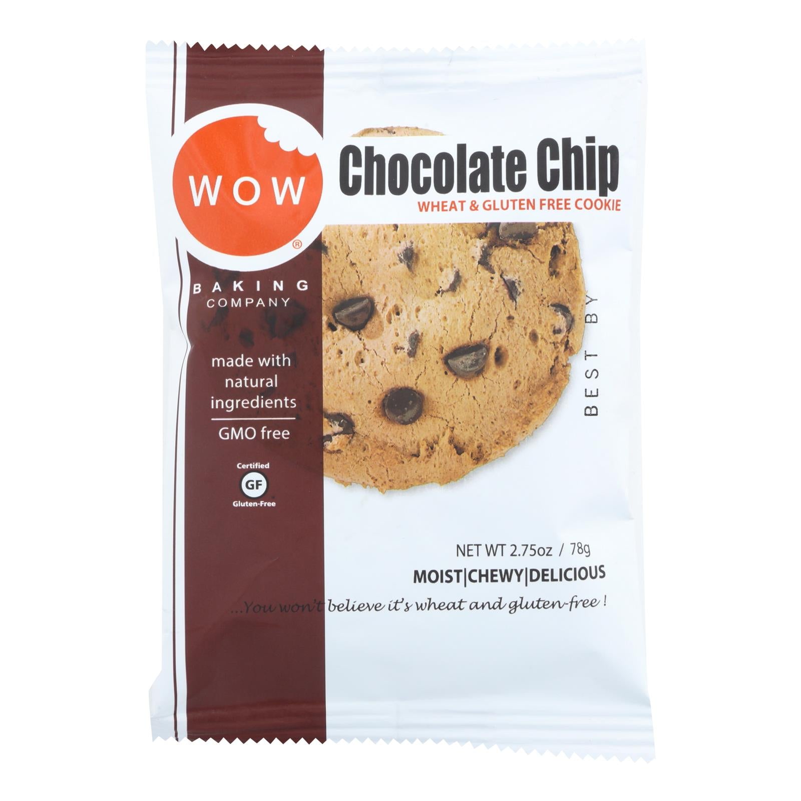 Wow Baking Chocolate Chip - Case of 12 - 2.75 Ounce.