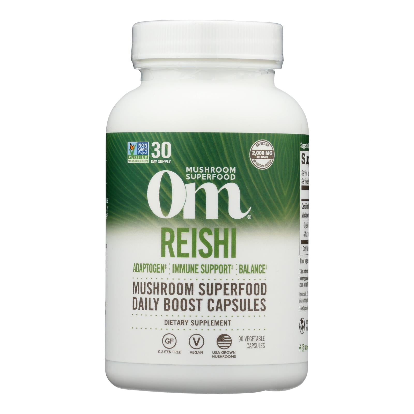 Organic Mushroom Nutrition - Mush Sprfd Reishi Cap - 1 Each - 90 Count