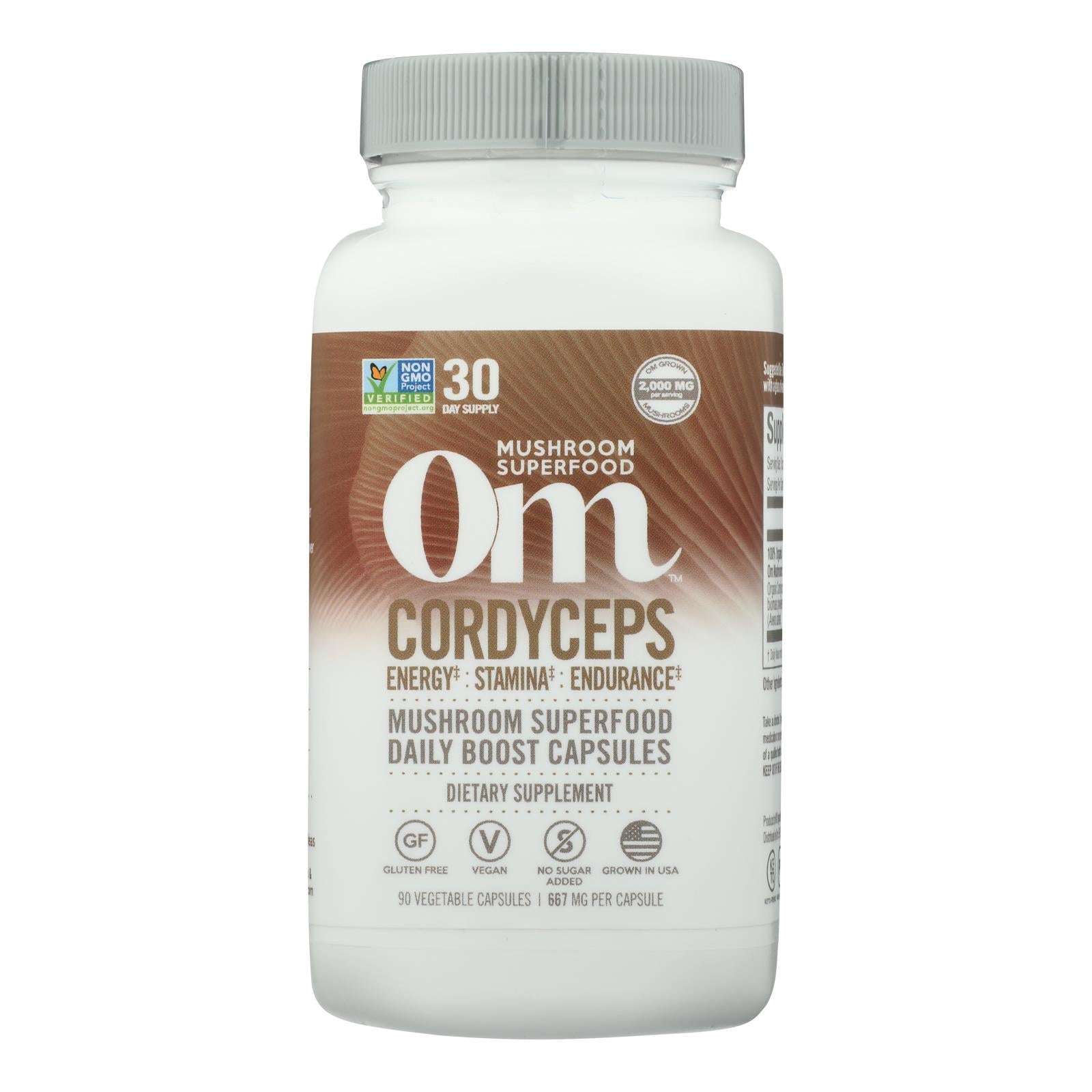 Organic Mushroom Nutrition - Mush Sprfd Crdycpts Caps - 1 Each - 90 Count