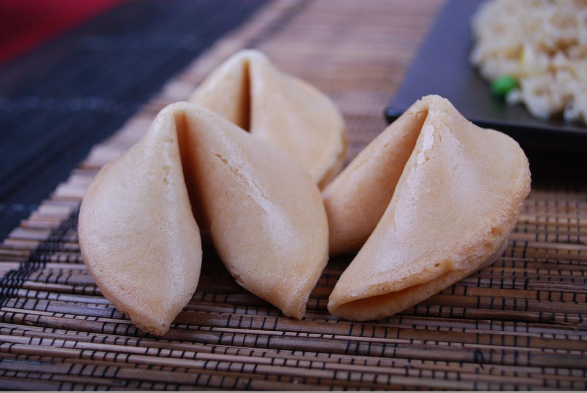 Green Dragon Whole Grain Fortune Cookie Individually Wrapped 1 Count Packs - 400 Per Case.