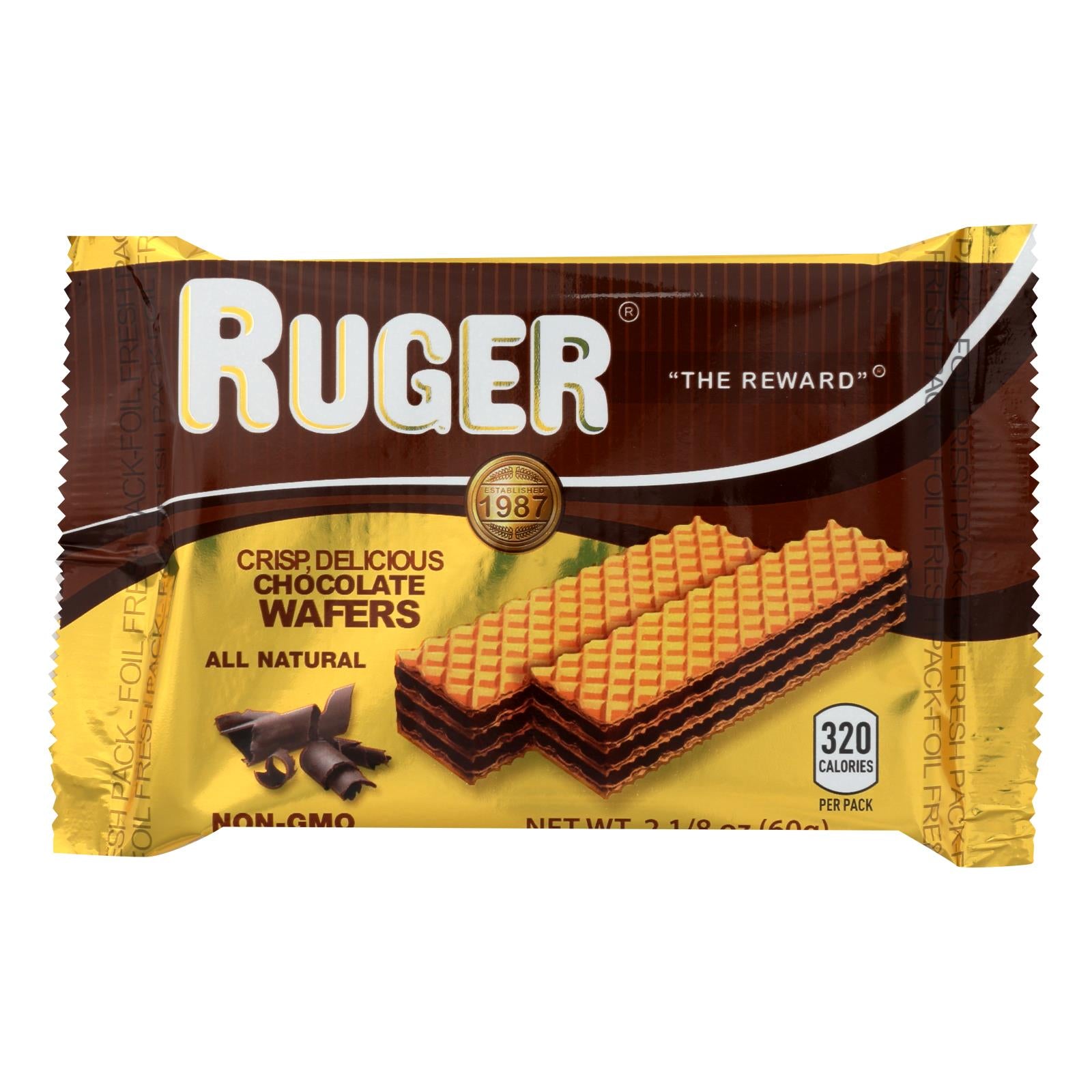 Ruger - Wafer Chocolate - Case of 12 - 2.125 Ounce