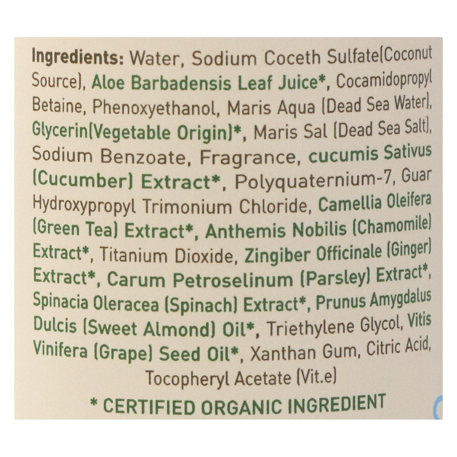 Ecolove Shampoo - Green Vegetables Family Shampoo For All Hair Types - Case of 1 - 17.6 fl Ounce.