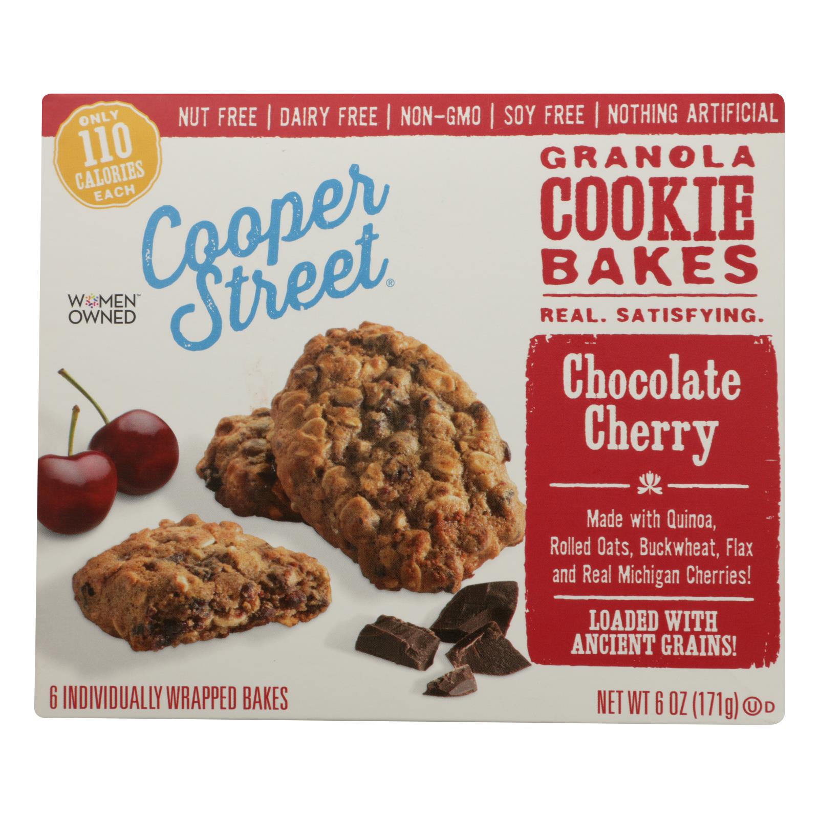 Cooper Street - Granola Bakes Chocolate Cherry - Case of 6 - 6 Ounce