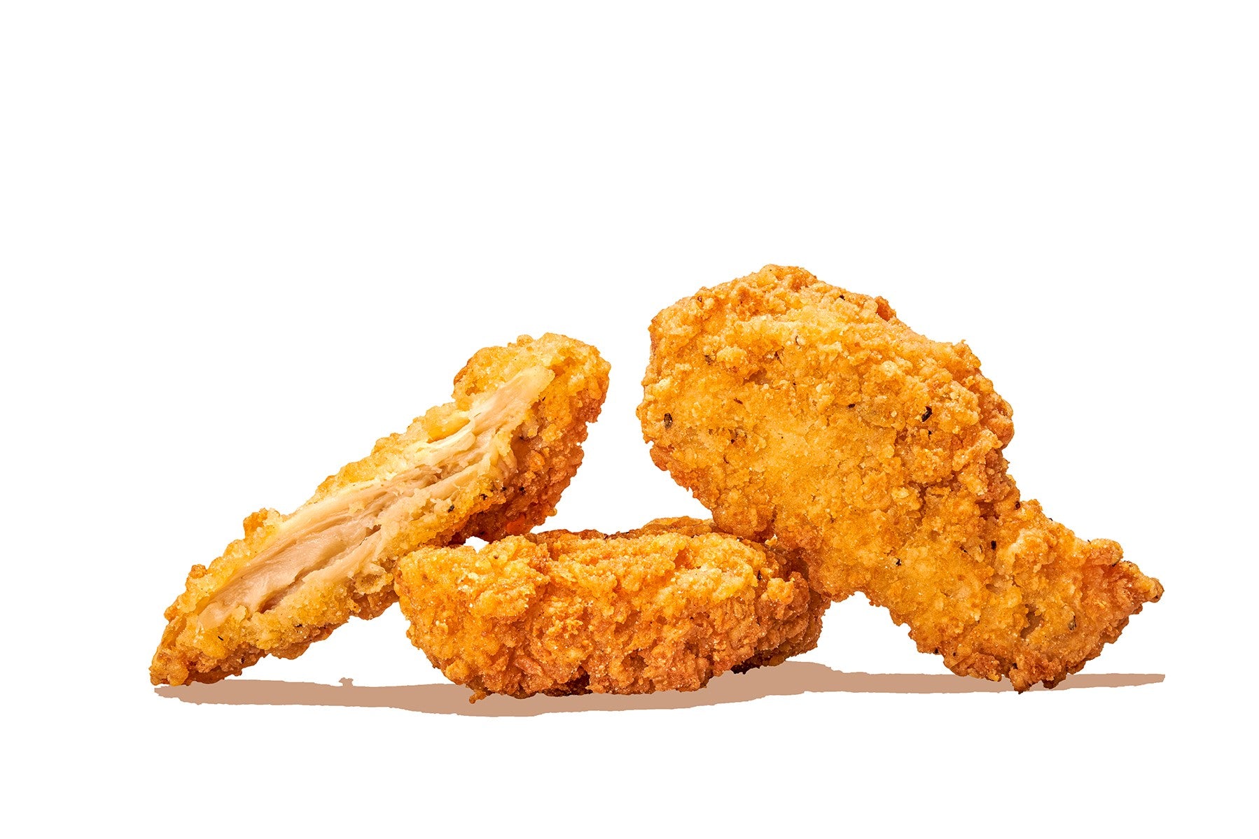 Breaded Plant Based Chicken Pieces 10 Pound Each - 1 Per Case.