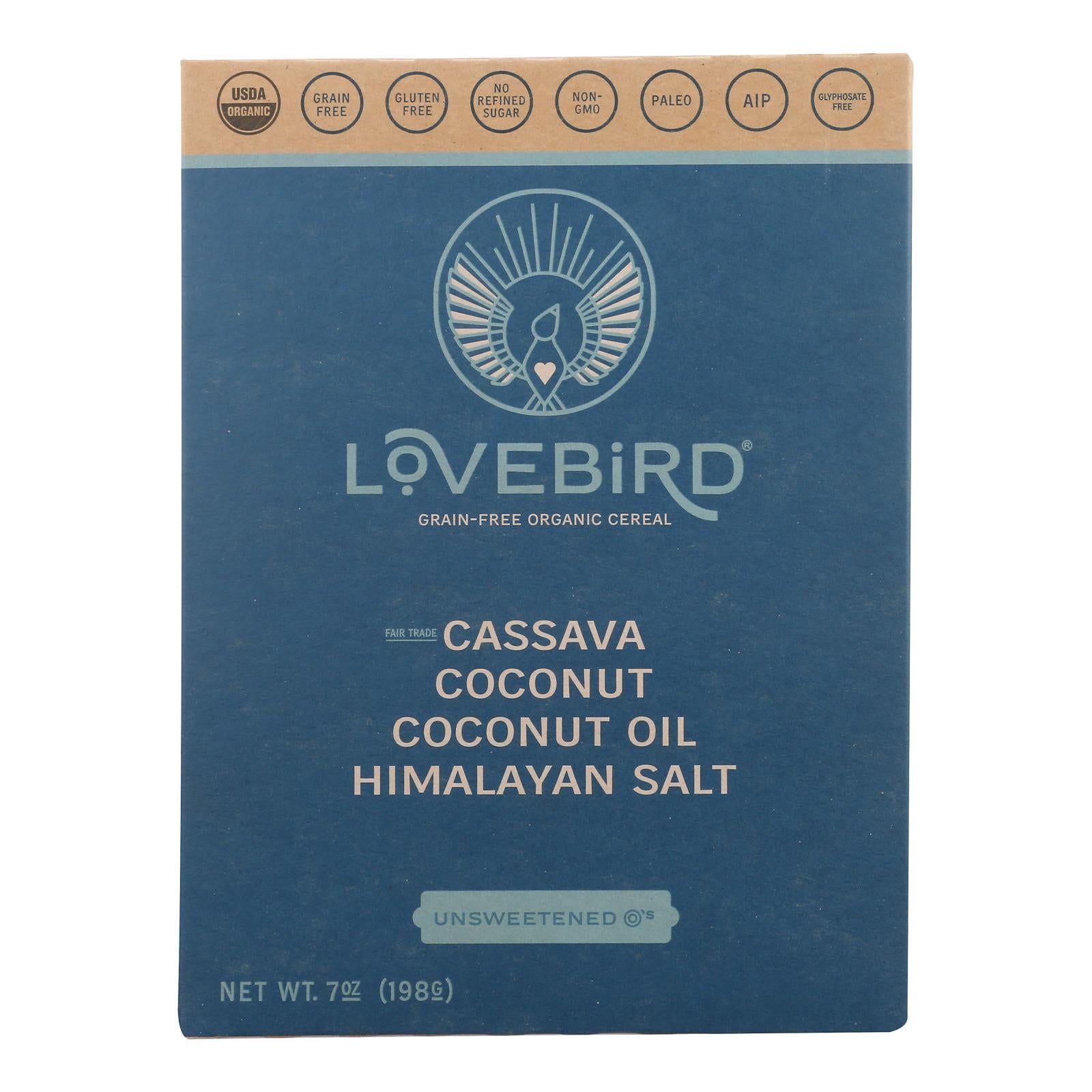 Lovebird - Cereal Unsw Grain Fr - Case of 6-7 Ounce