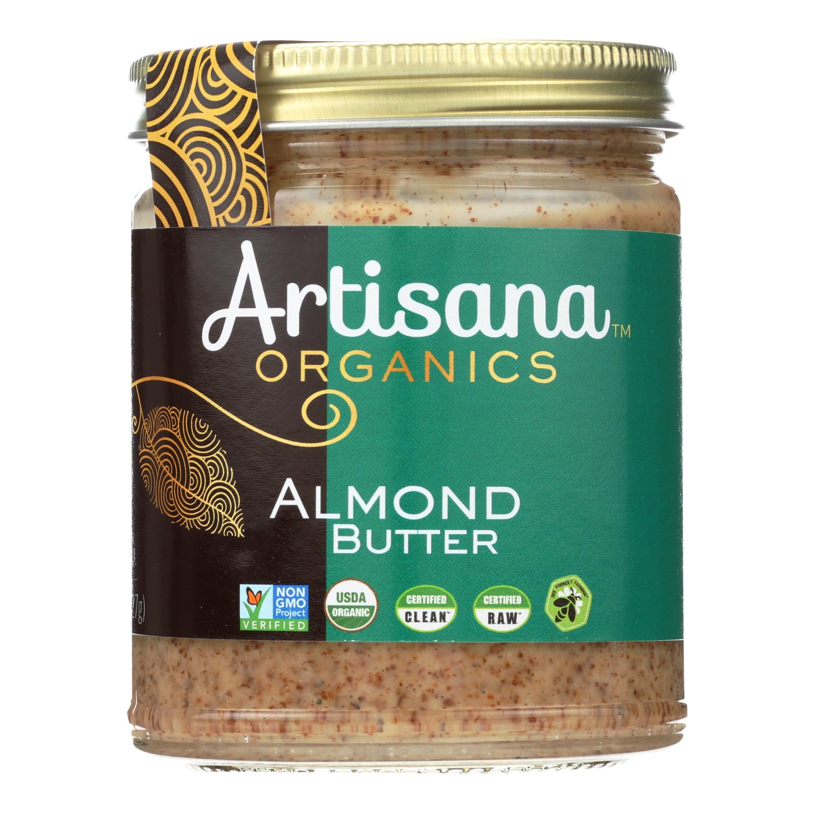 Artisana Organics Almond Butter - Case of 6 - 8 Ounce