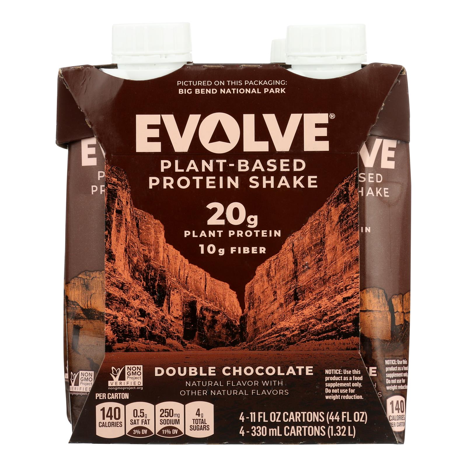 Evolve Classic Chocolate Protein Shakes - Case of 3 - 4/11 Ounce
