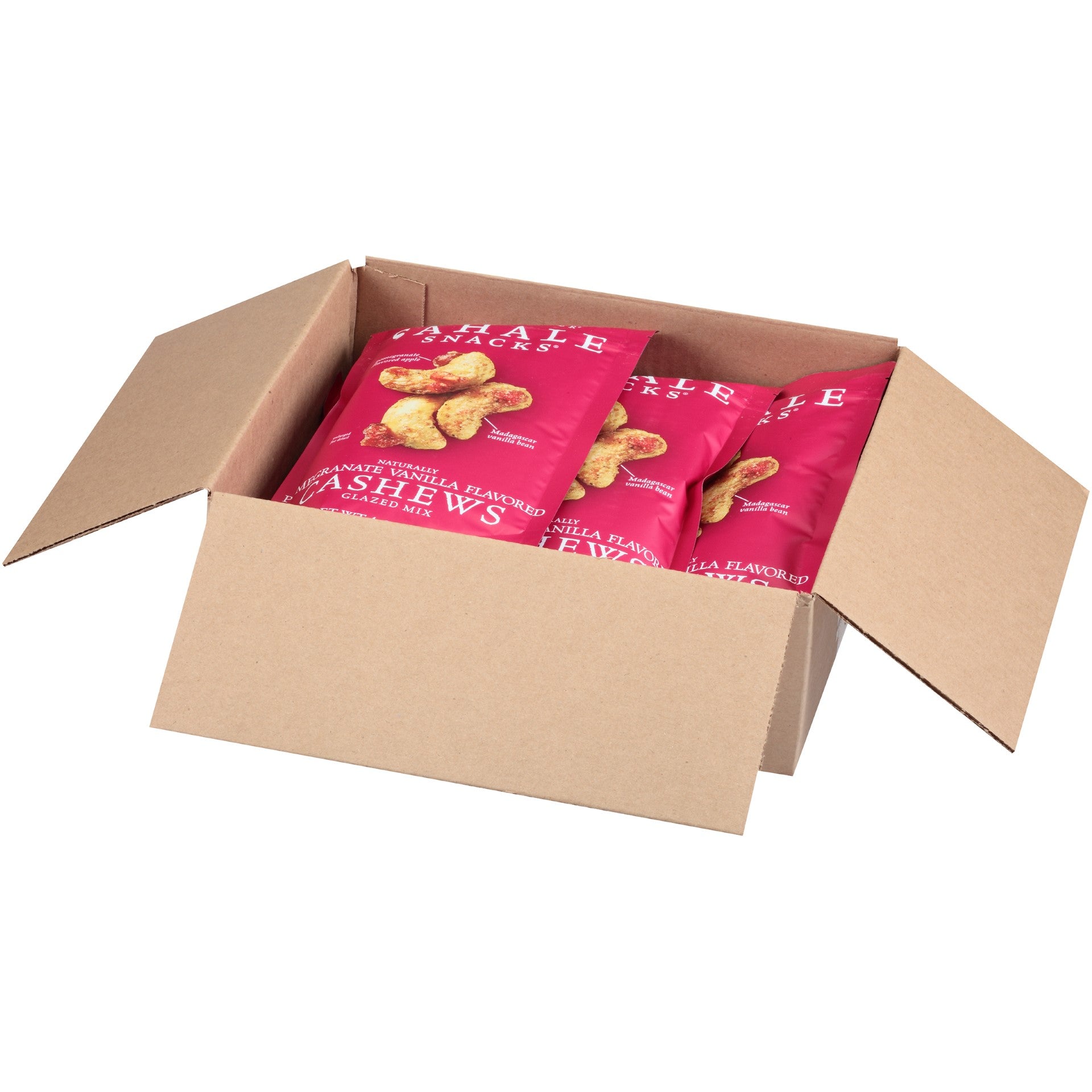 Sahale Cashew Pomegranate Count 4 Ounce Size - 6 Per Case.