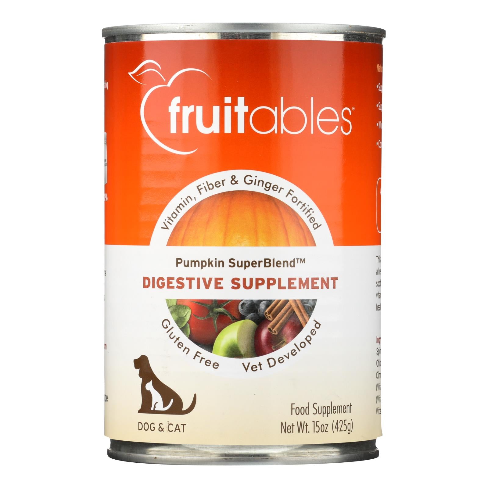 Fruitables Digestive Supplement - Case of 12 - 15 Ounce