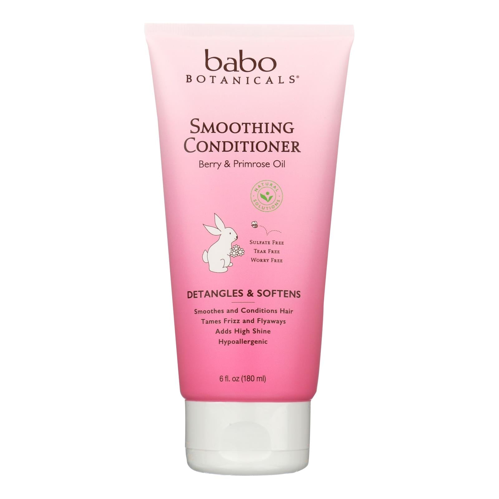 Babo Botanicals - Detangling Conditioner - Instantly Smooth Berry Primrose - 6 Ounce