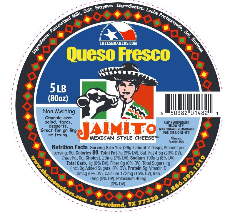 Fresco Wheel 5 Pound Each - 1 Per Case.
