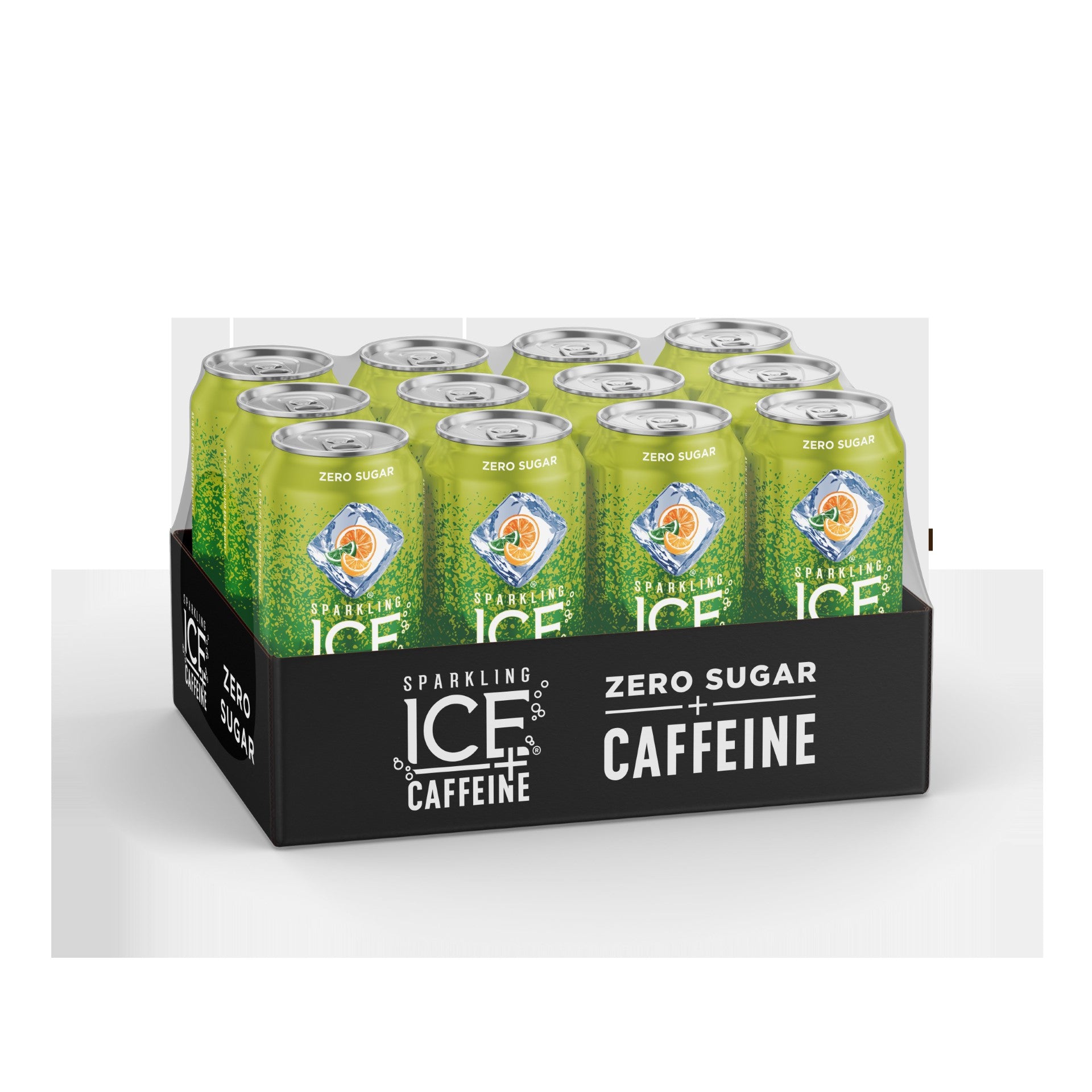 Sparkling Ice Caffeine Citrus Twist Naturally Flavored Sparkling Water With Antioxidants 16 Fluid Ounce - 12 Per Case.
