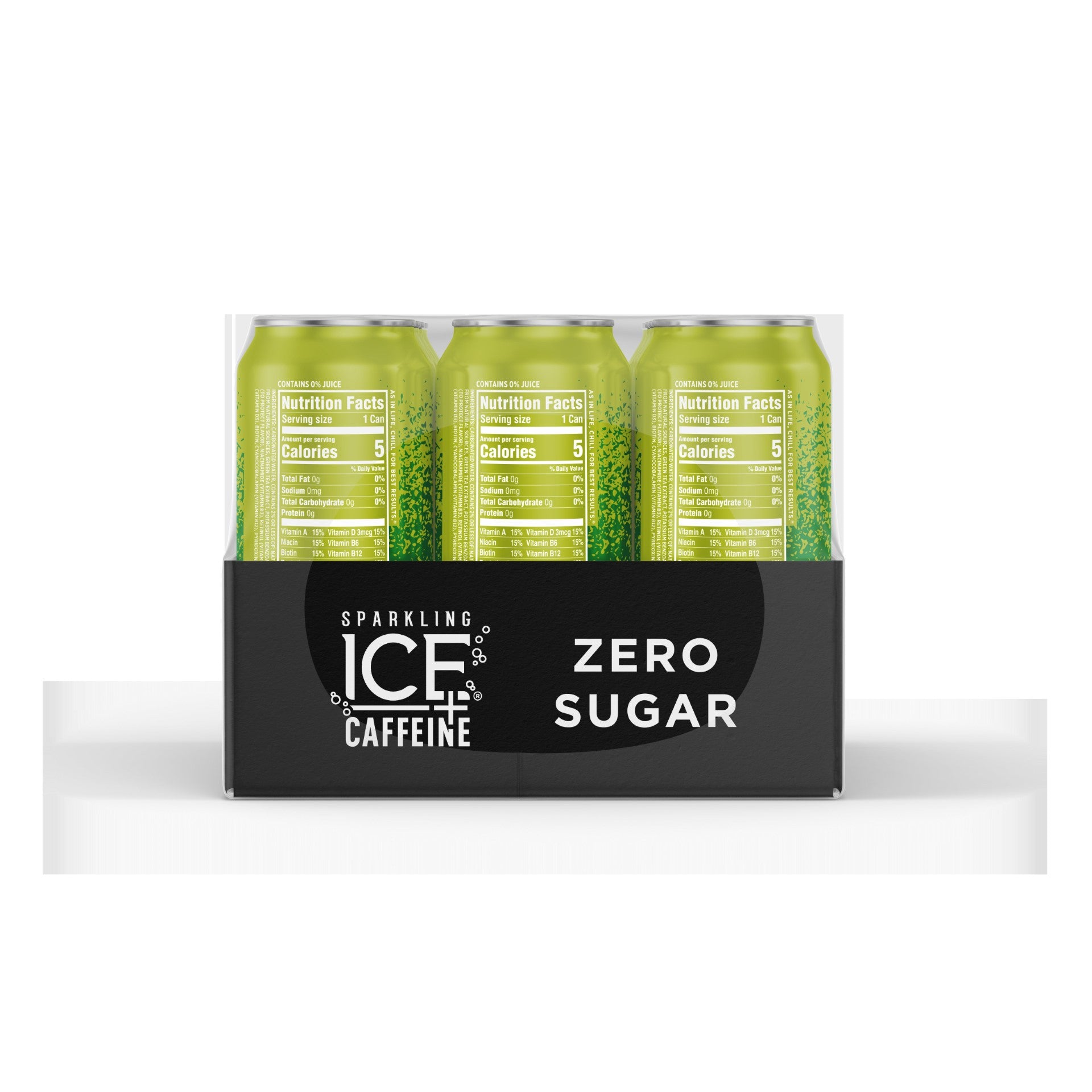 Sparkling Ice Caffeine Citrus Twist Naturally Flavored Sparkling Water With Antioxidants 16 Fluid Ounce - 12 Per Case.