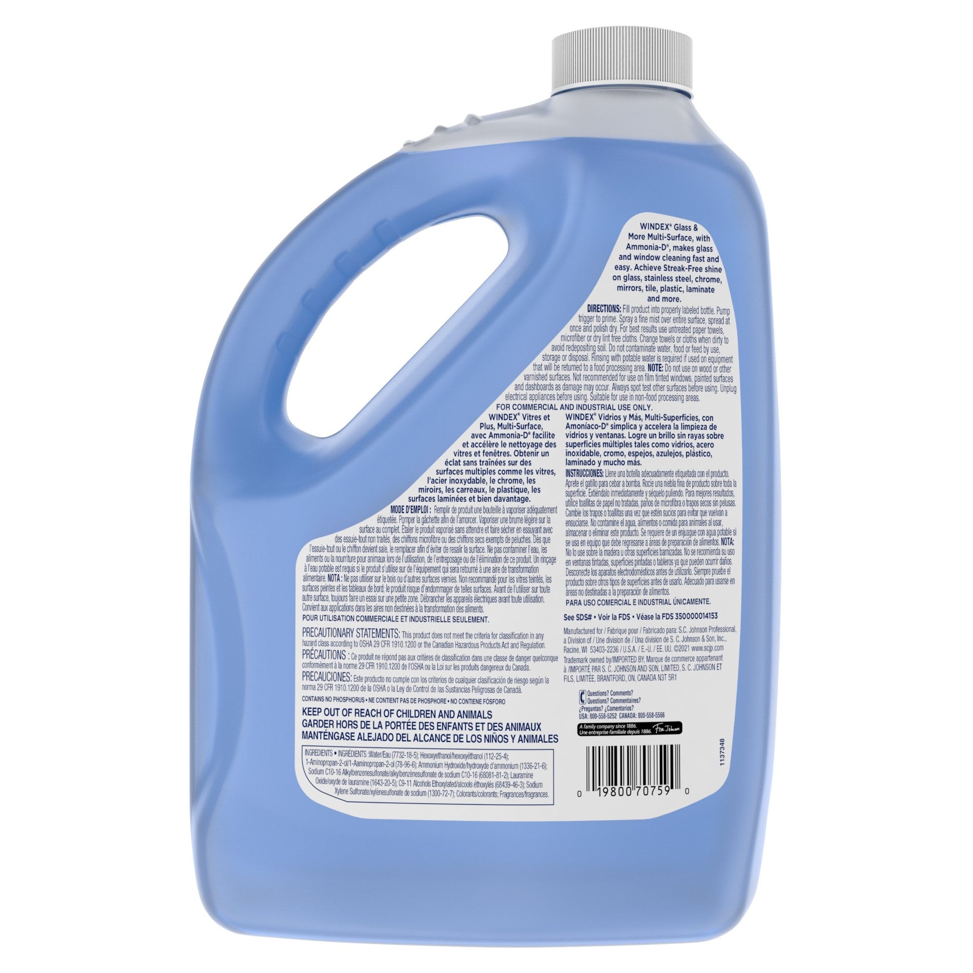 Window Cleaner 128 Fluid Ounce - 4 Per Case.