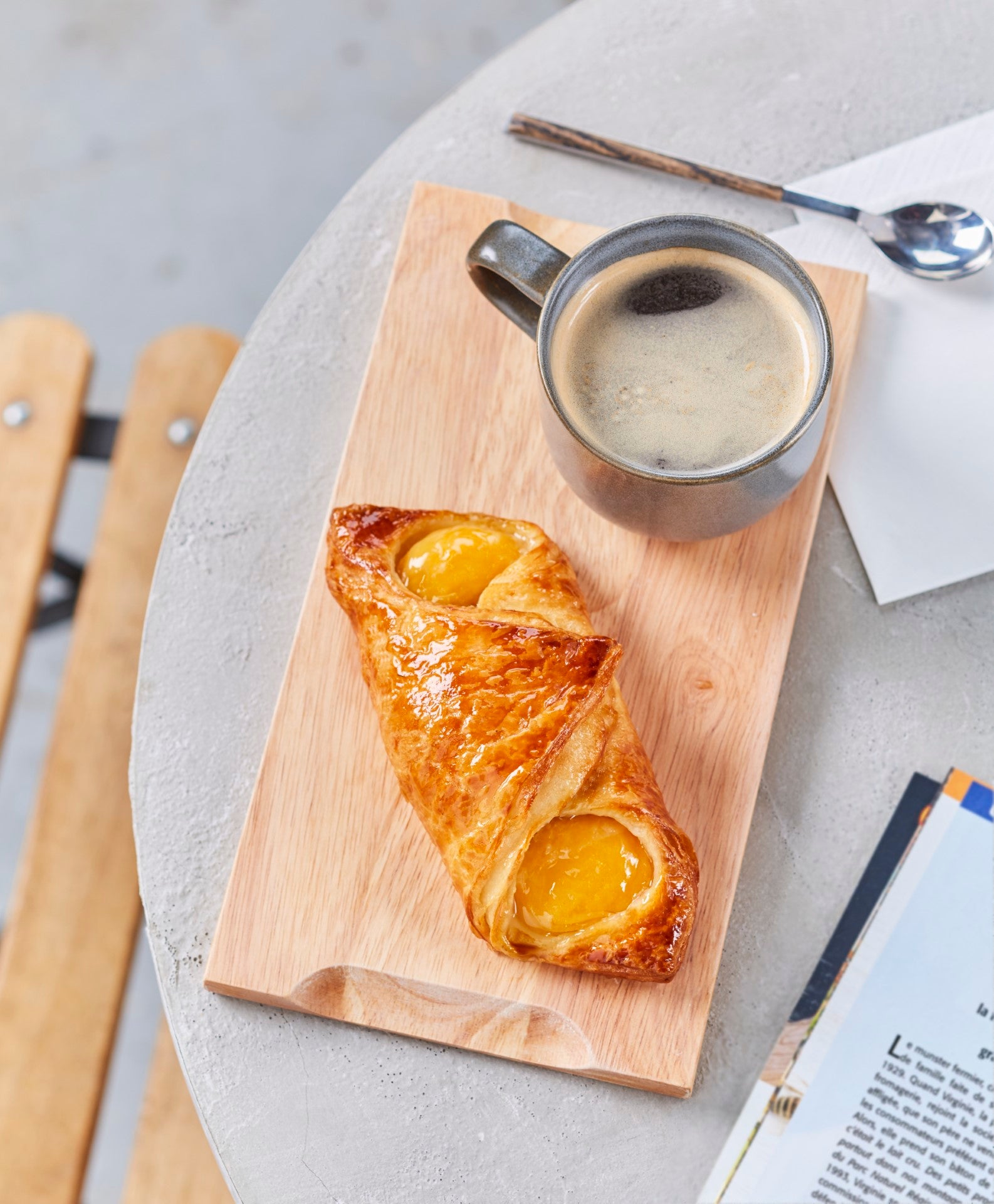 Rtb Butter Apricot Croissant 4.06 Ounce Size - 60 Per Case.