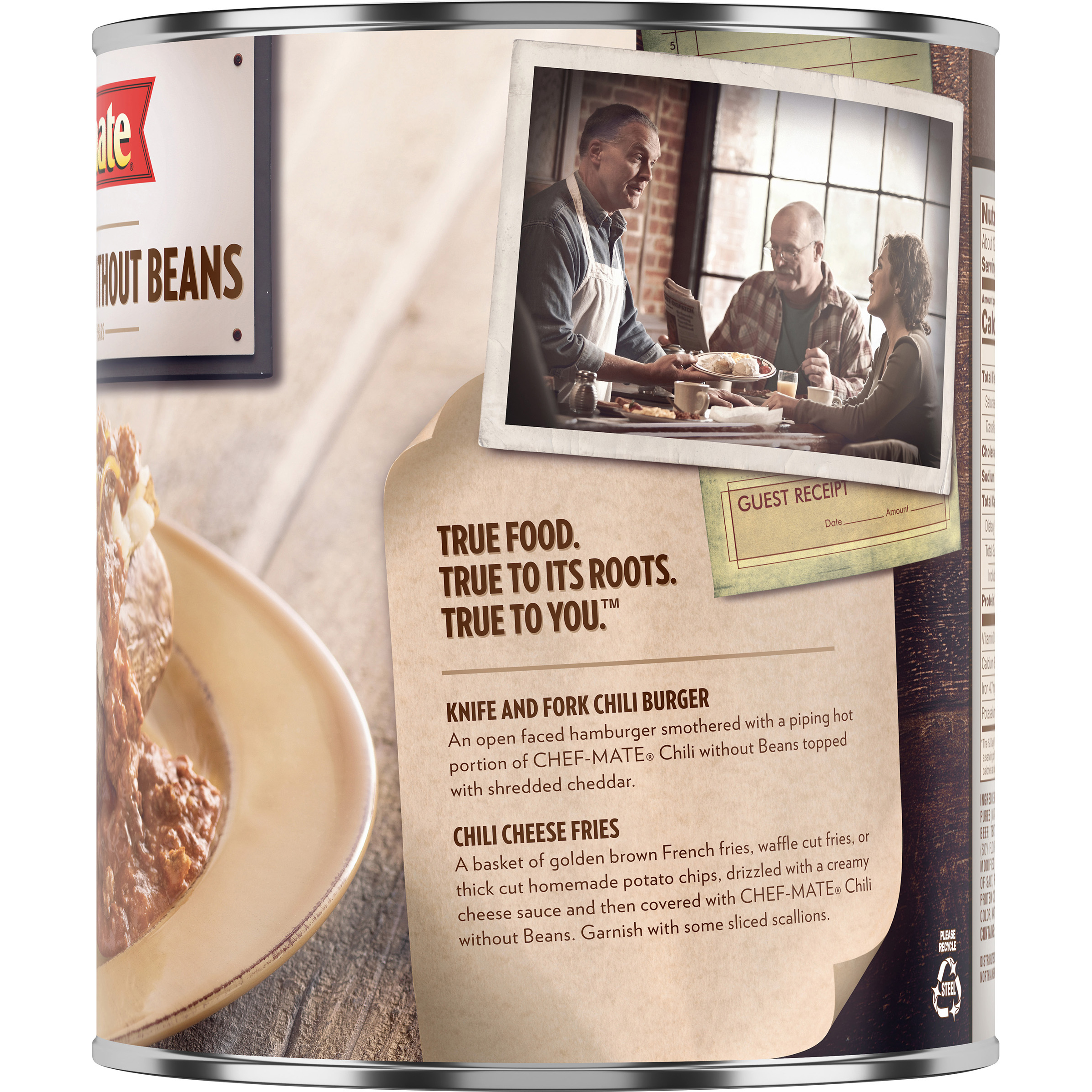 Chef Mate Chili Con Carne Without Beans 105.82 Ounce Size - 6 Per Case.