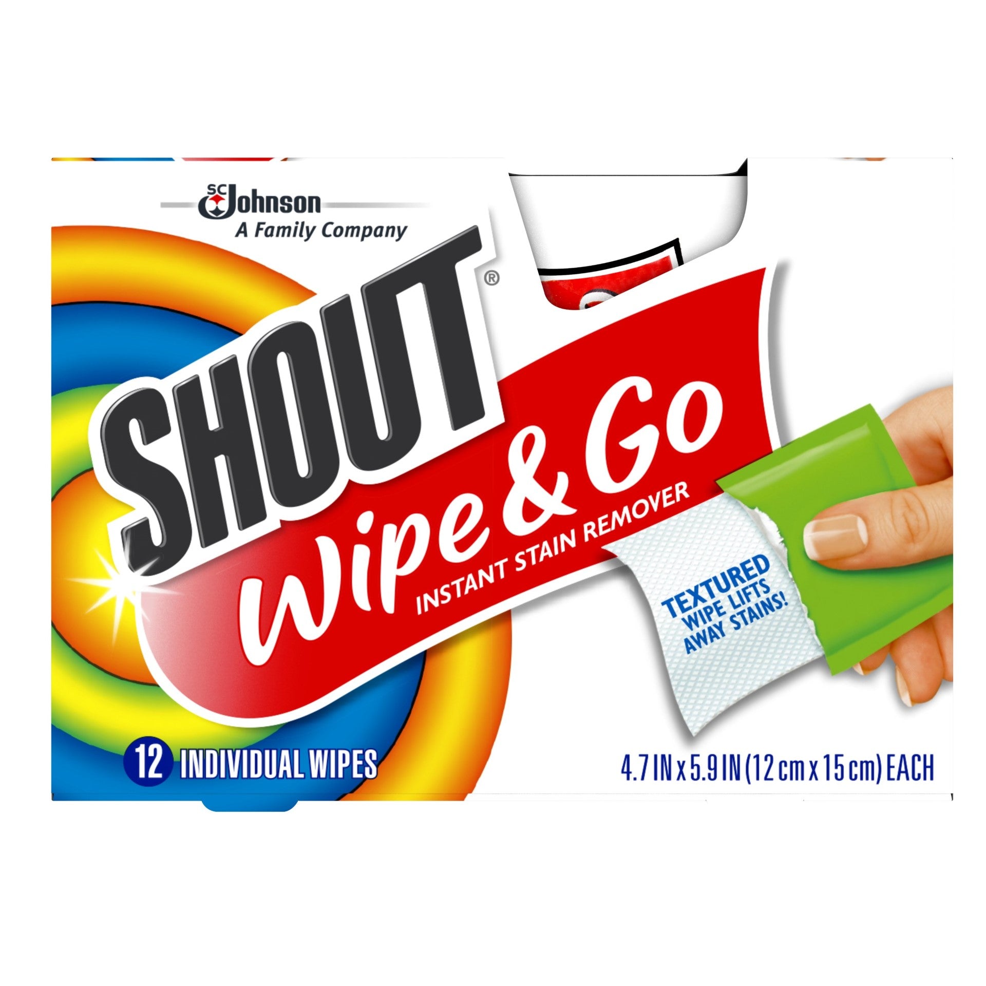 Shout Wipes 12 Each - 12 Per Case.