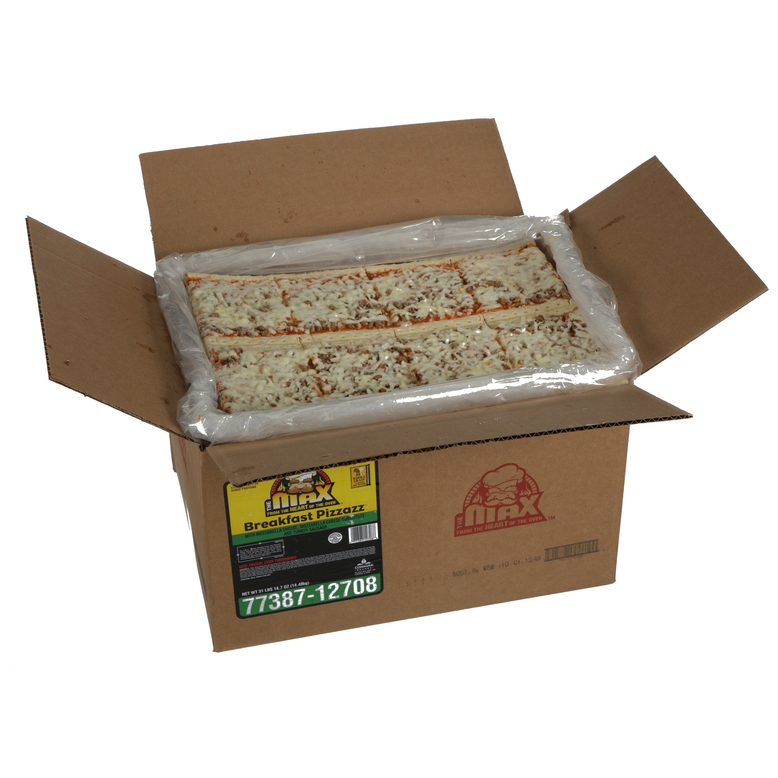 Breakfast Pizzazz Turkey Sausage Whole Grain 2.66 Ounce Size - 192 Per Case.