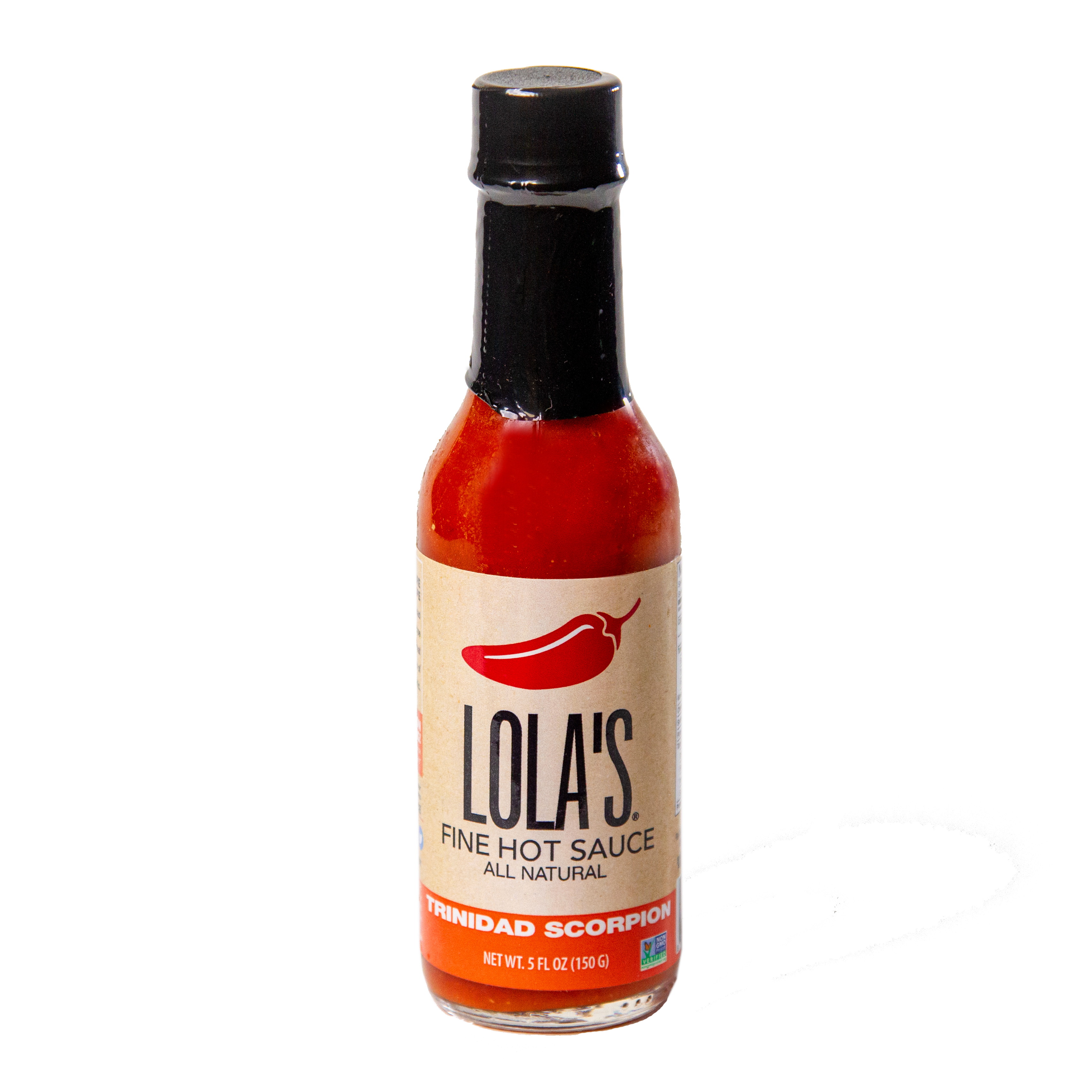 Lola's Fine Hot Sauce Trinidad Scorpion 5 Ounce Size - 12 Per Case.