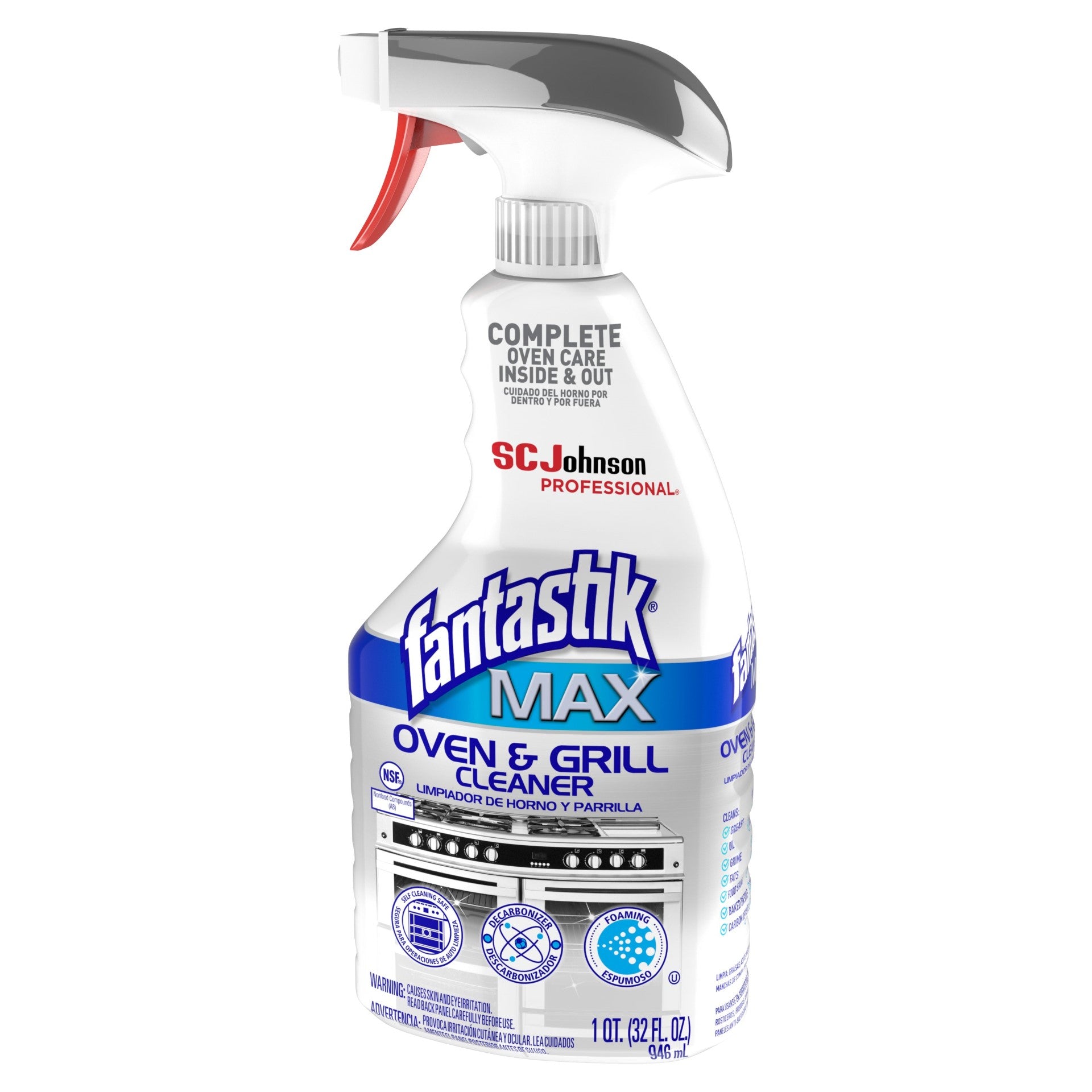Fantastik Max Oven And Grill Cleaner 32 Fluid Ounce - 8 Per Case.