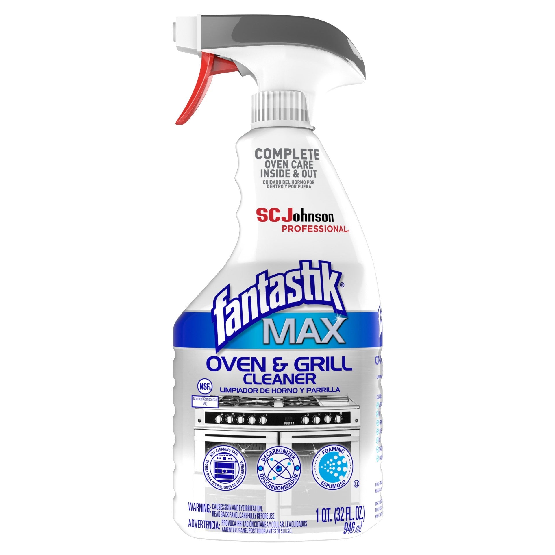 Fantastik Max Oven And Grill Cleaner 32 Fluid Ounce - 8 Per Case.