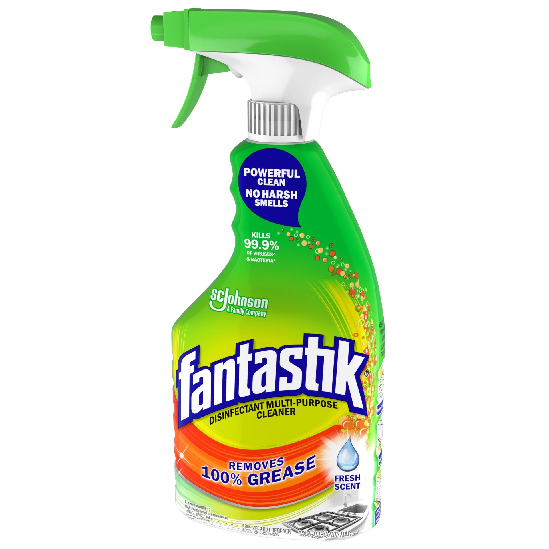 Fantastik Fantastik Scrubbing Bubbles Antibacterial Heavy Duty 32 Fluid Ounce - 8 Per Case.