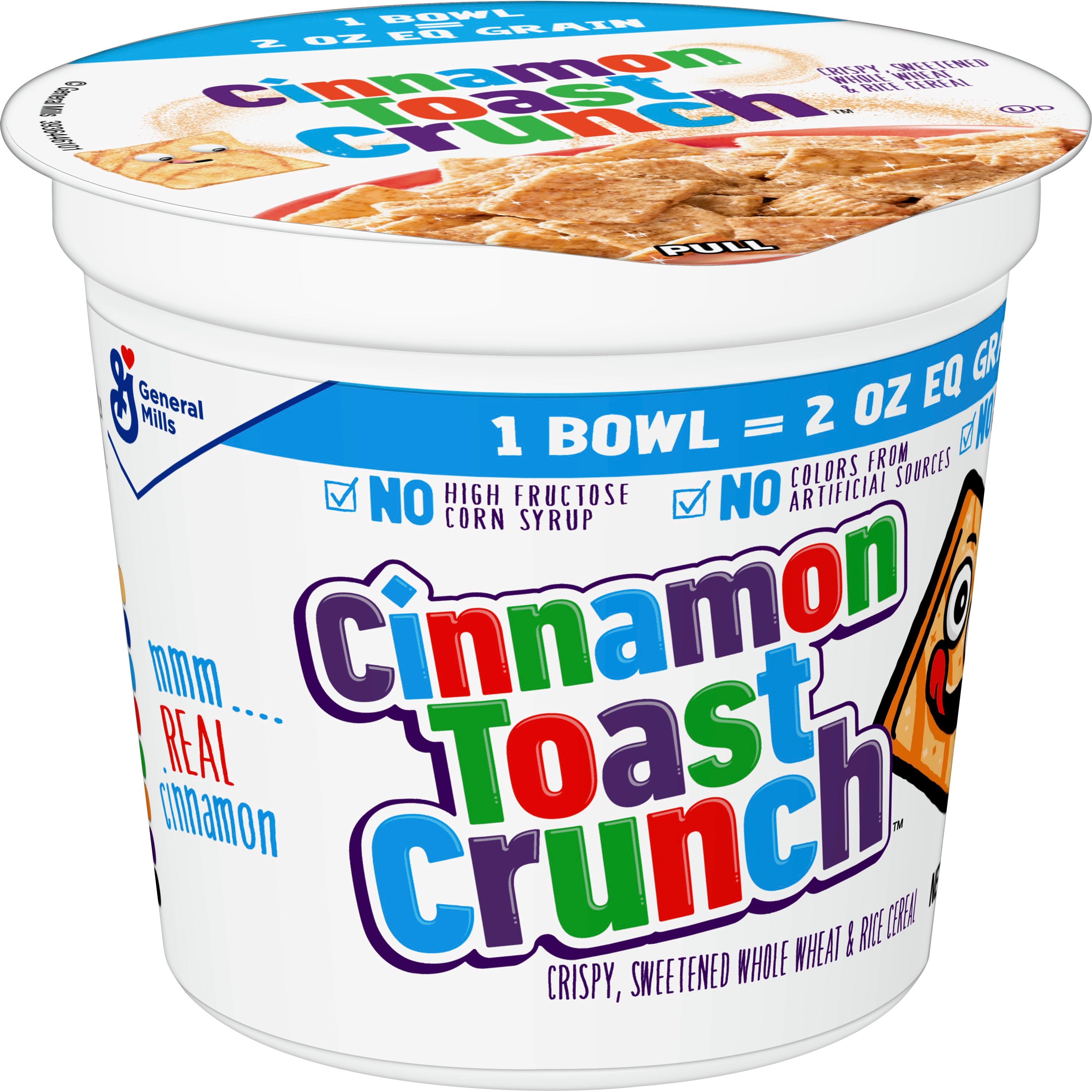 Cinnamon Toast Crunch™ Cereal Single Servecup 2 Ounce Size - 60 Per Case.