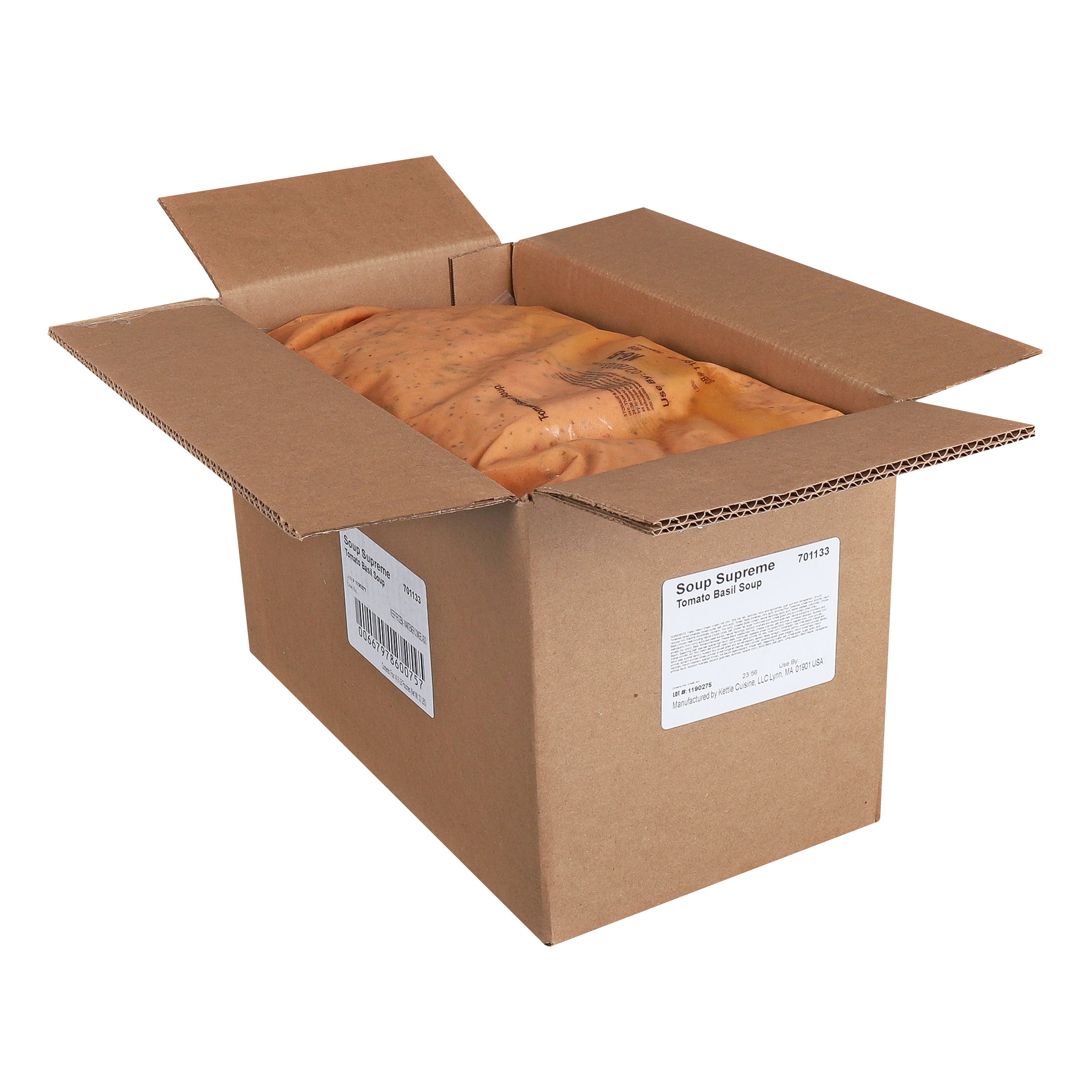 Soup Supreme Tomato Basil Soup 8 Pound Each - 4 Per Case.