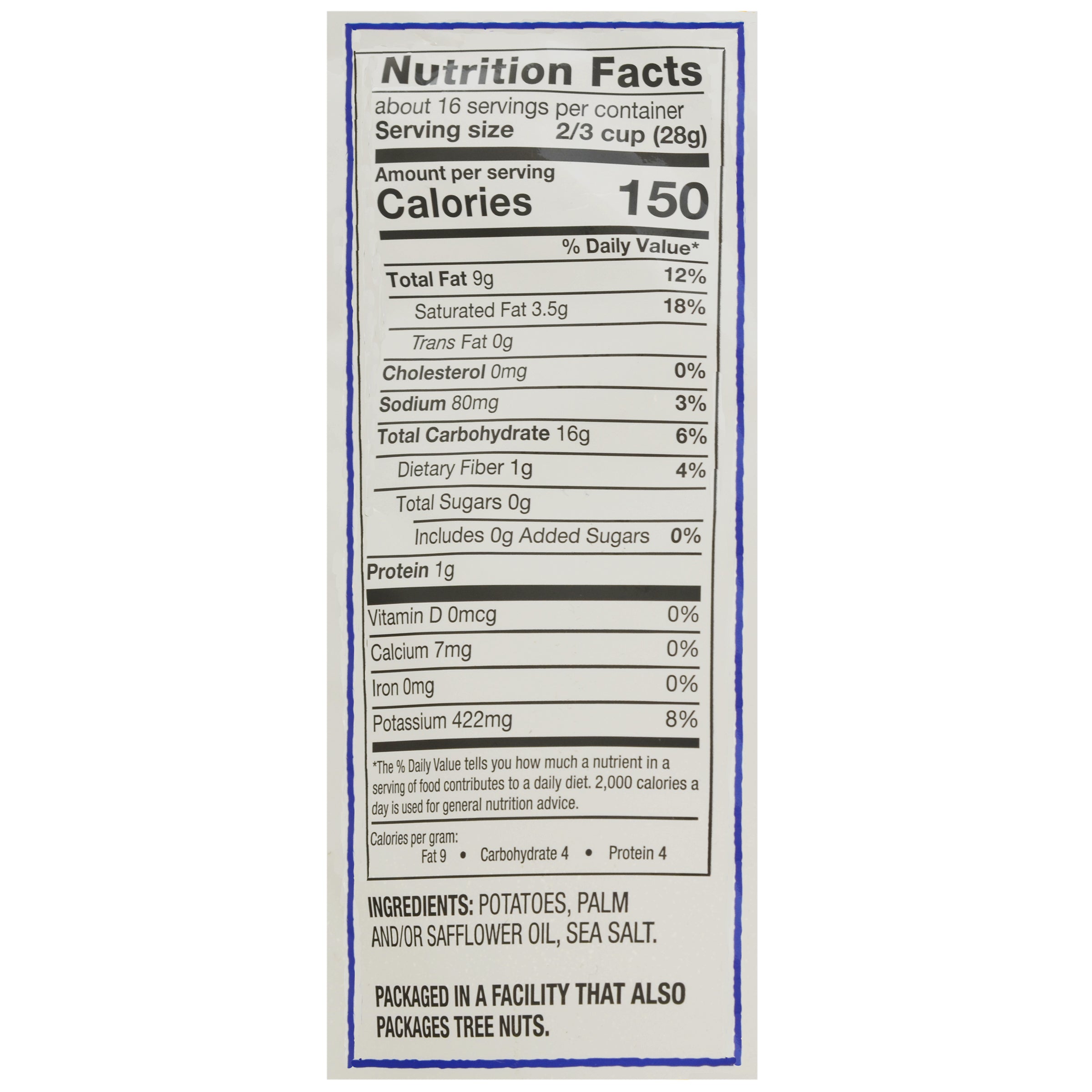 Fresh Gourmet Potato Sticks 1 Pound Each - 10 Per Case.