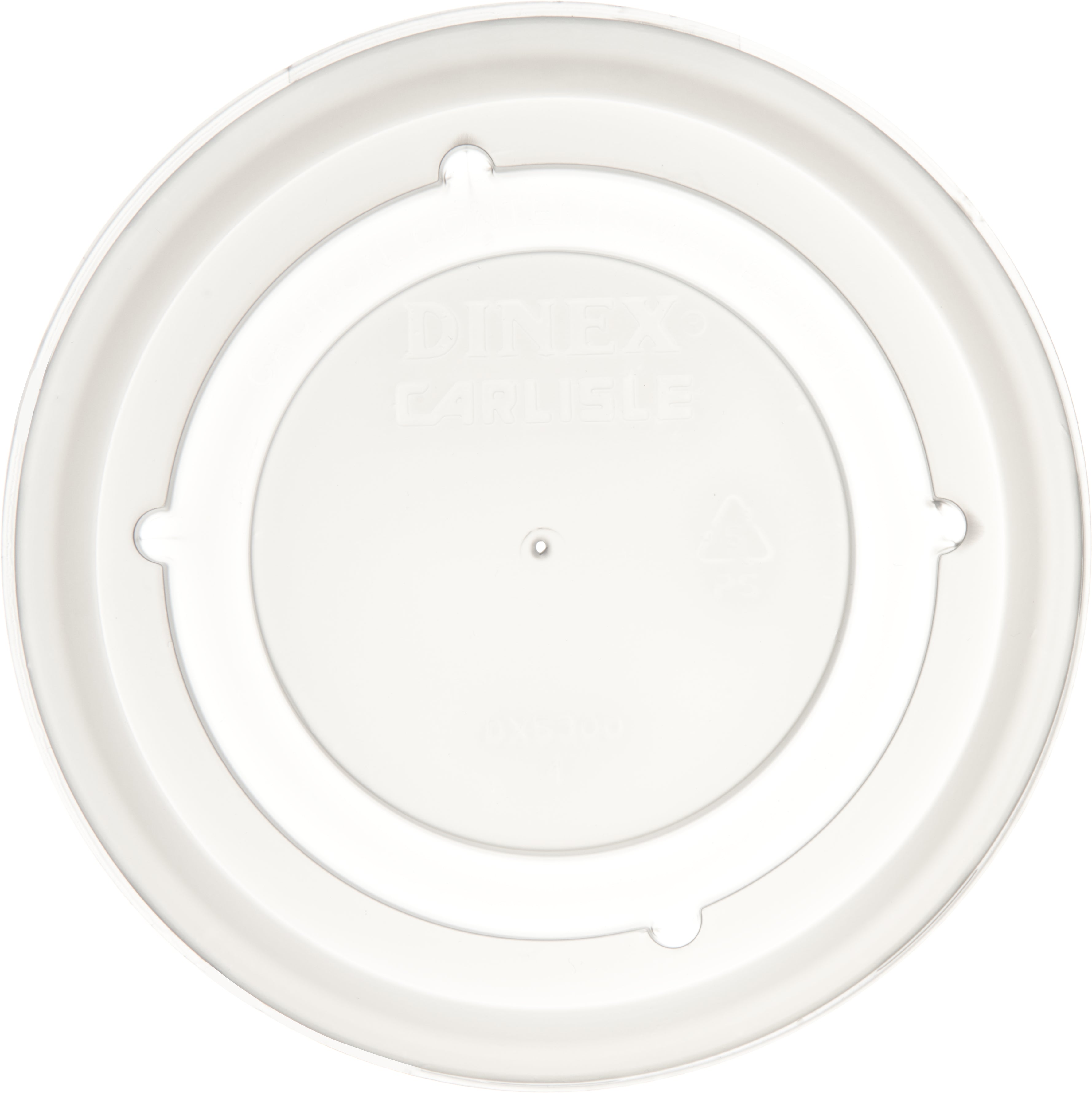 Dinex Translucent Lid For 5300 Bowl, 4.5 Inch, 1000 Per Case