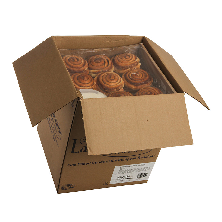 La Francaise Roll Cinnamon W Cream Cheese Cup 5 Ounce Size - 40 Per Case.
