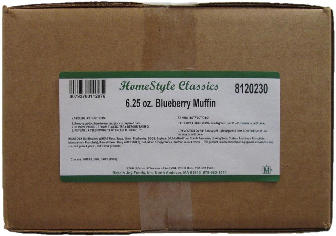 Bake'n Joy Homestyle Blueberry Muffin Batter 6.25 Ounce Size - 75 Per Case.