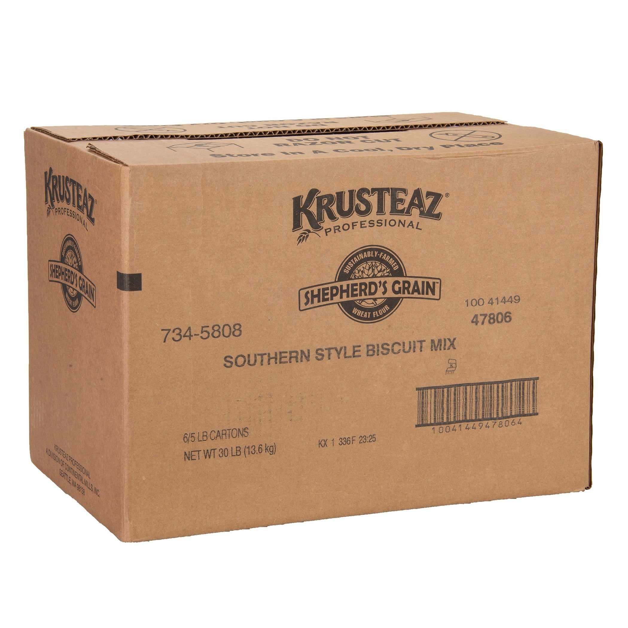 Krusteaz Professional Shepherd's Grain Southern Style Biscuit Mix 5 Pound Each - 6 Per Case.