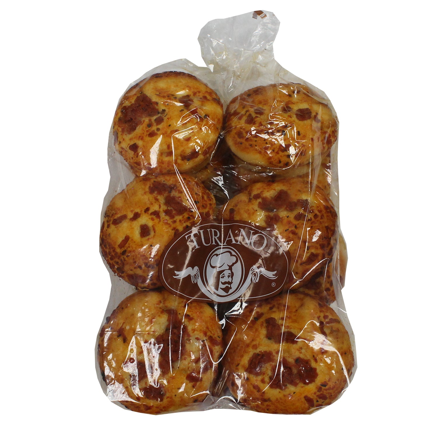 4" Tomato & Basil Focaccina Rolls 3 Ounce Size - 60 Per Case.
