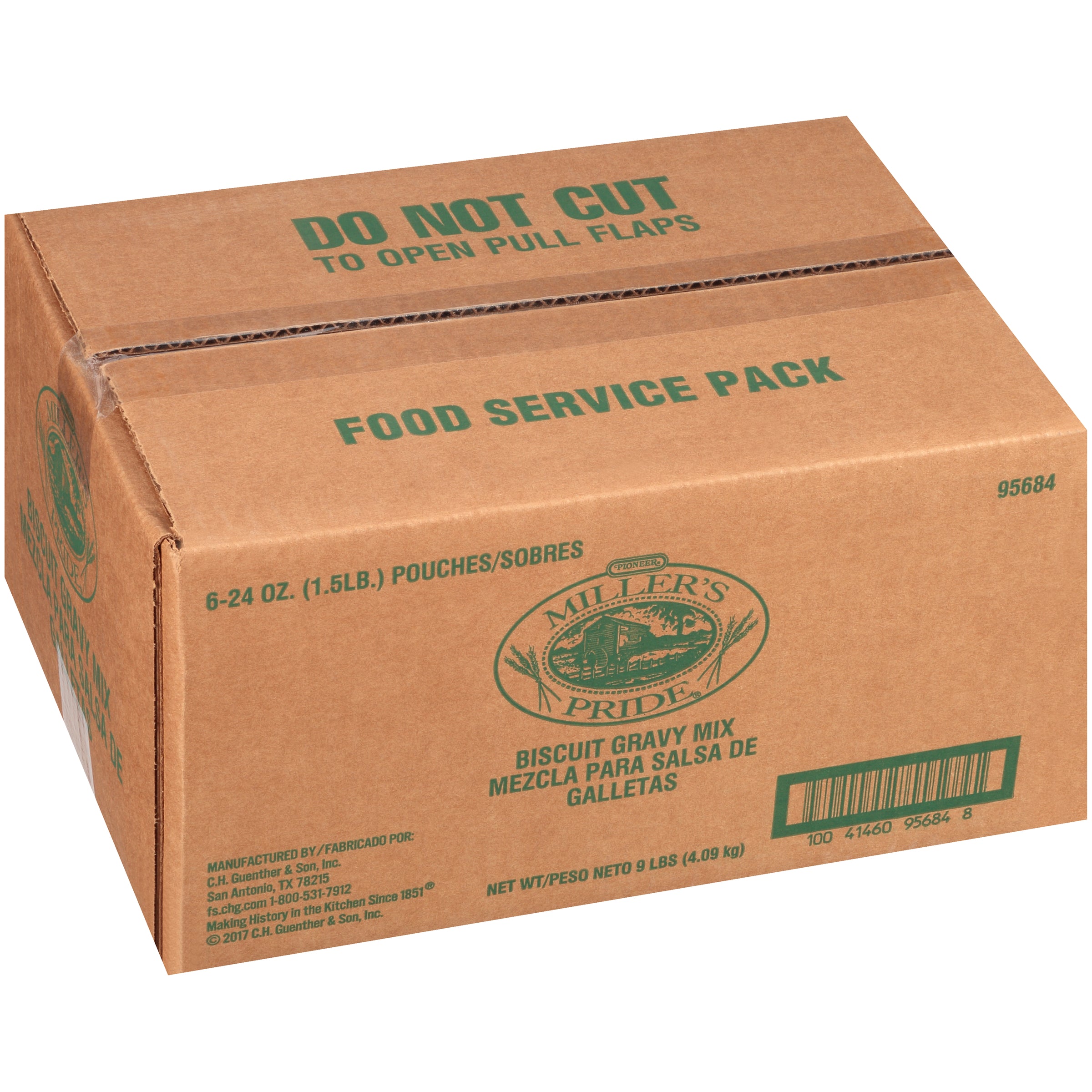 Miller's Pride Biscuit Gravy Mix 24 Ounce Size - 6 Per Case.