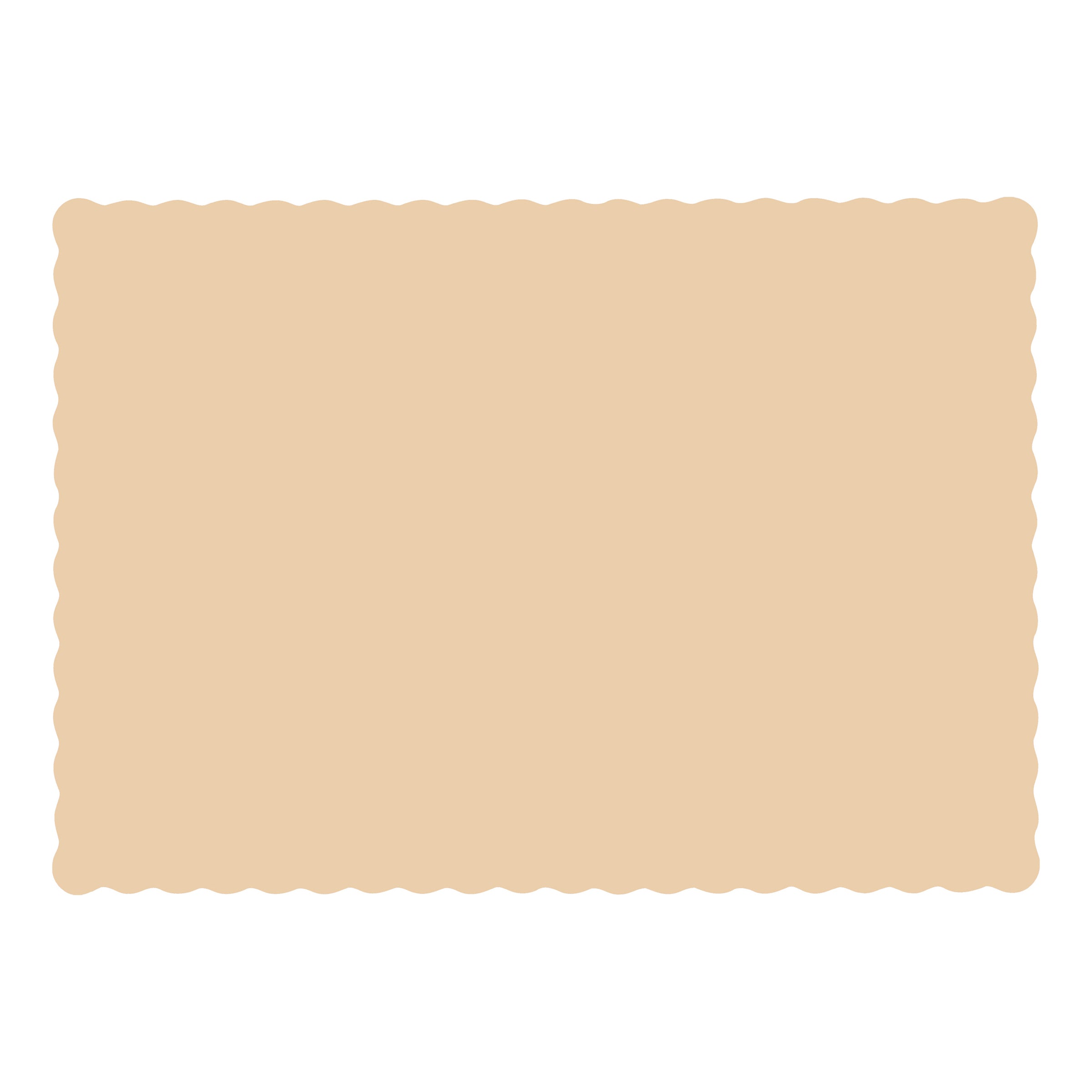 Placemat Paper Beige Economy Line 1000 Each - 1 Per Case.
