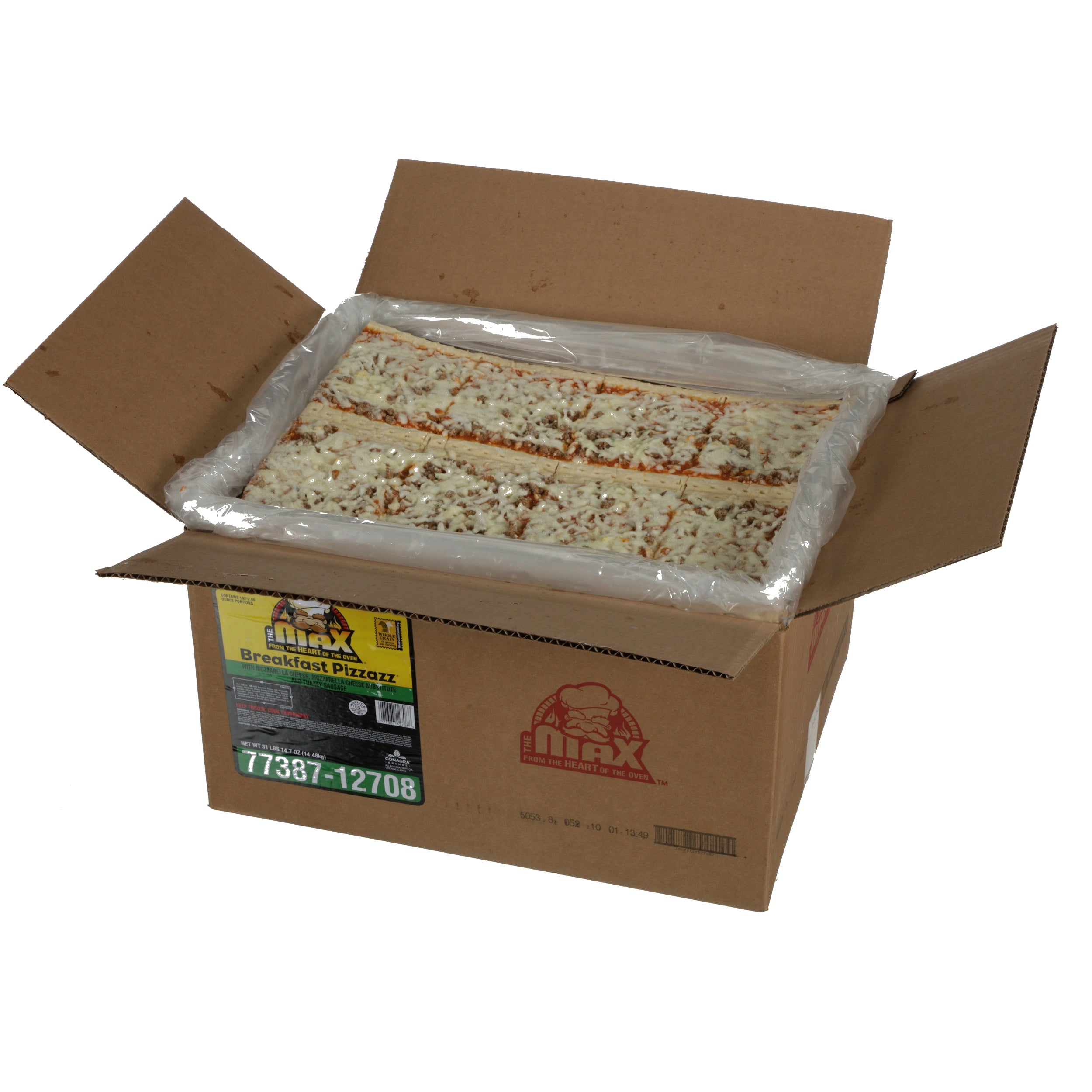 Breakfast Pizzazz Turkey Sausage Whole Grain 2.66 Ounce Size - 192 Per Case.