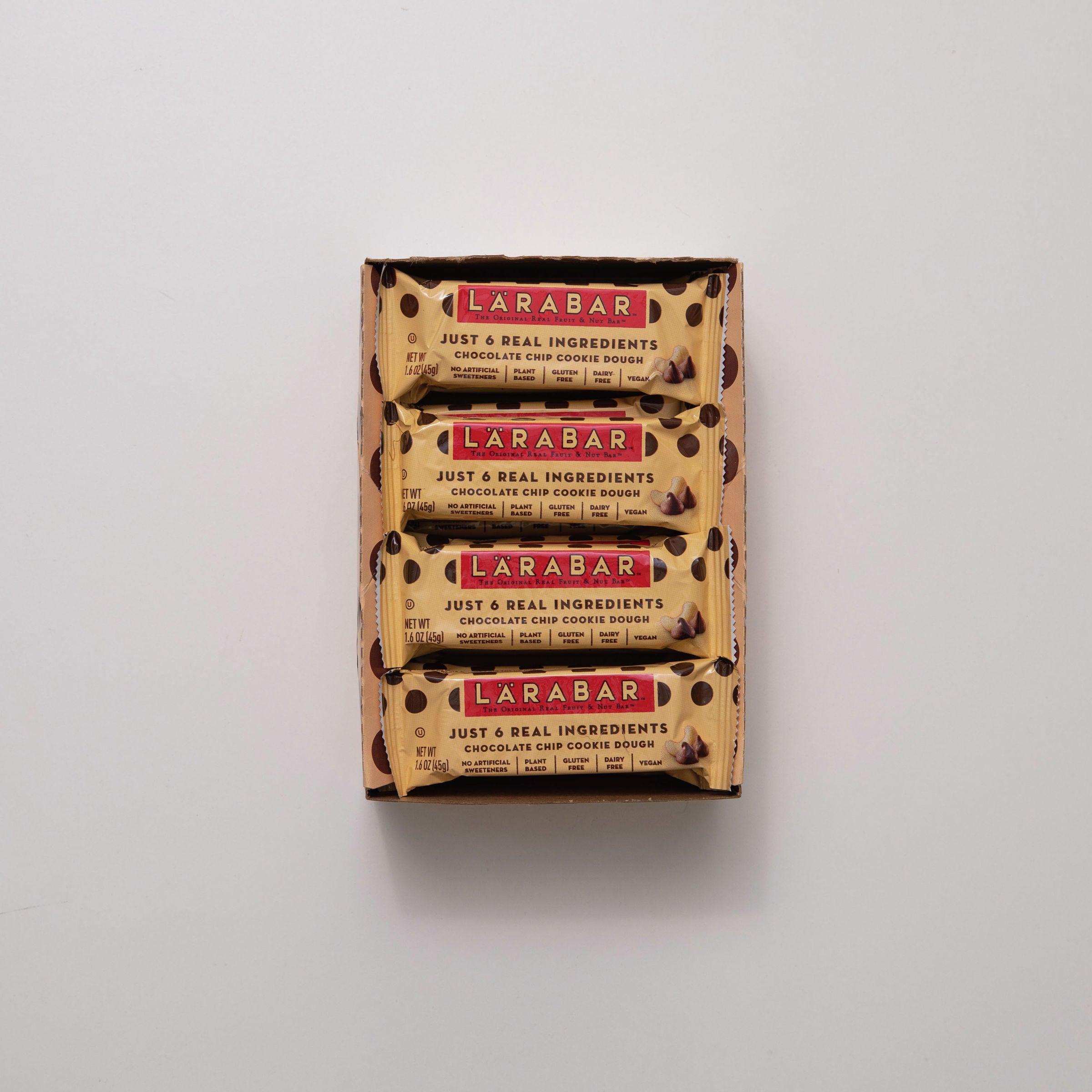 Larabar™ Wellness Bars Chocolate Chip Cookie Dough 25.6 Ounce Size - 4 Per Case.