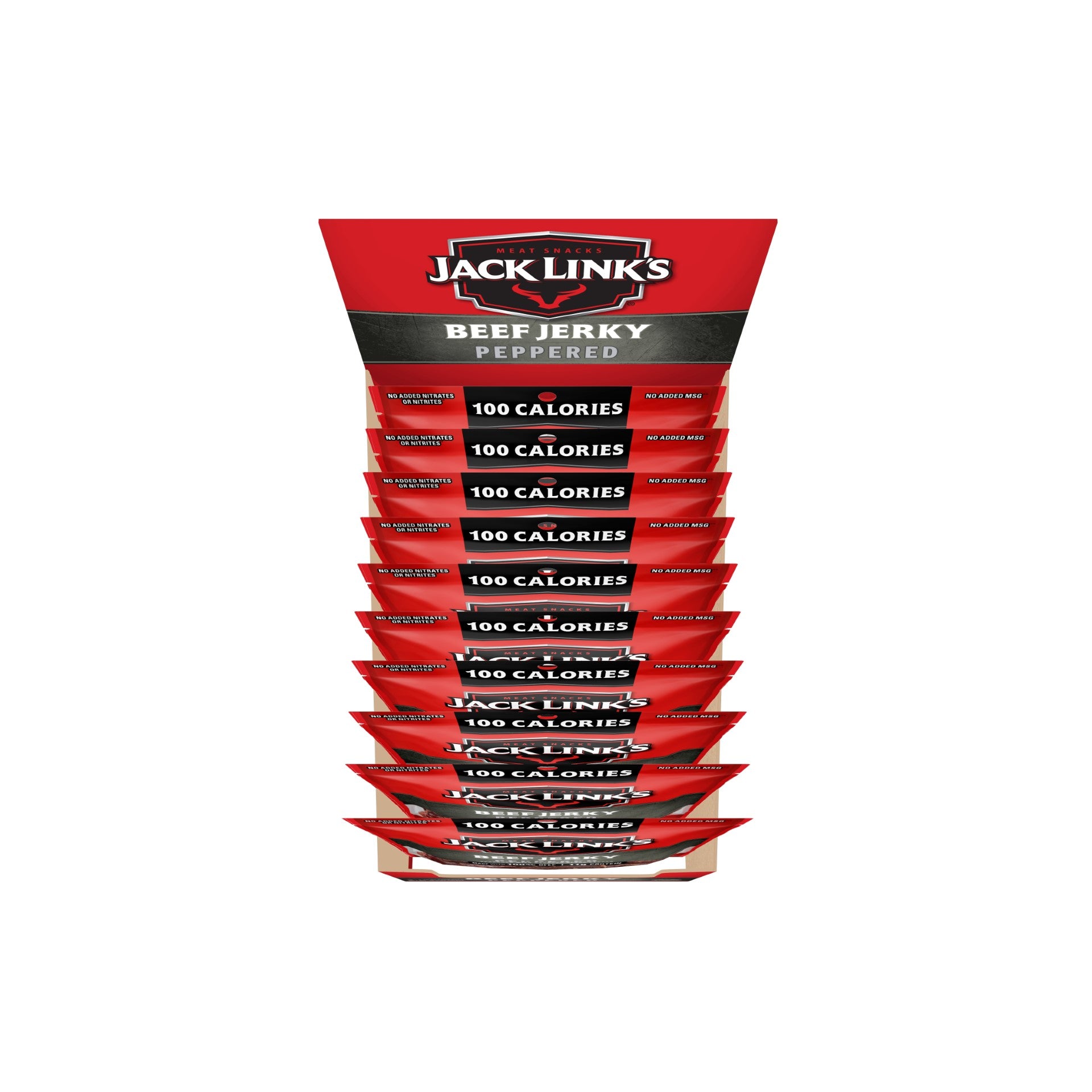 Jack Link's Peppered Beef Jerky 1.25 Ounce Size - 60 Per Case.