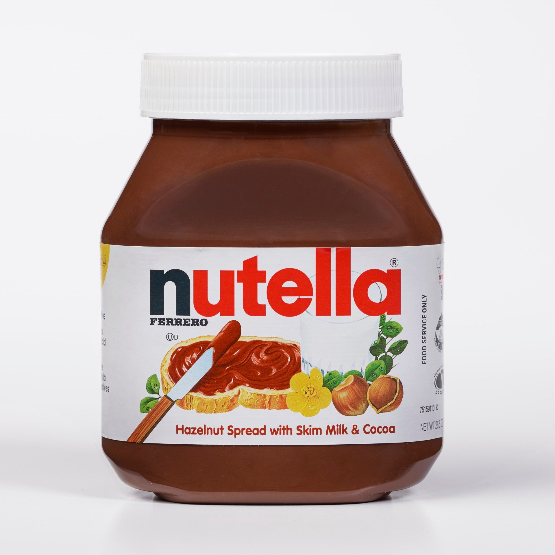 Nutella Fs Jars 26.5 Ounce Size - 12 Per Case.