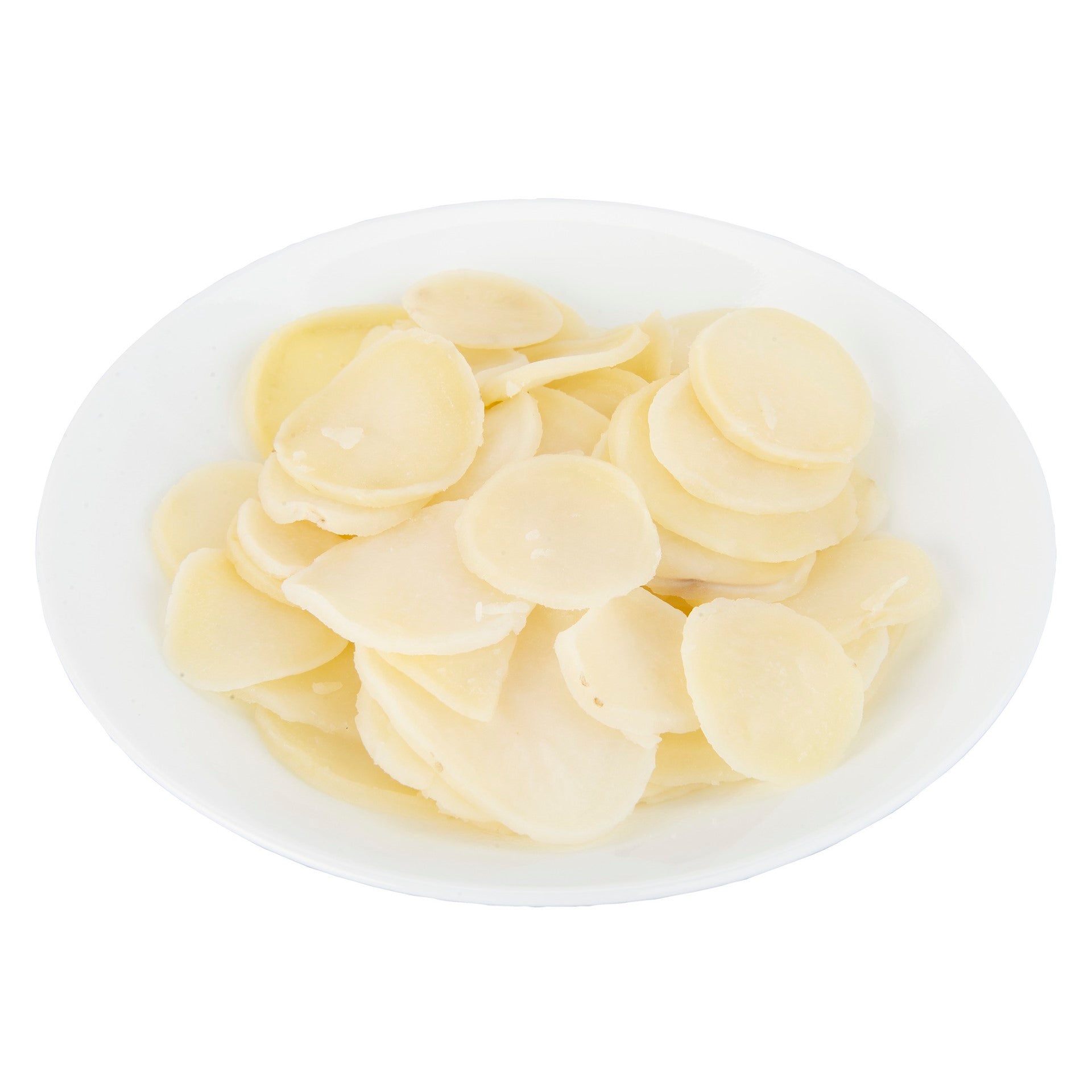 Baf Sliced Potatoes 8" Low Sodium Half Cup Servings Speed Scratch Recip 5 Pound Each - 4 Per Case.