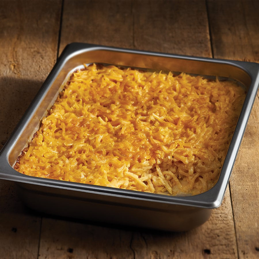 Baf Shredded Potato Cheese Bake Reduced Sodium Complete Kit With Sauce Serving 34 Ounce Size - 6 Per Case.