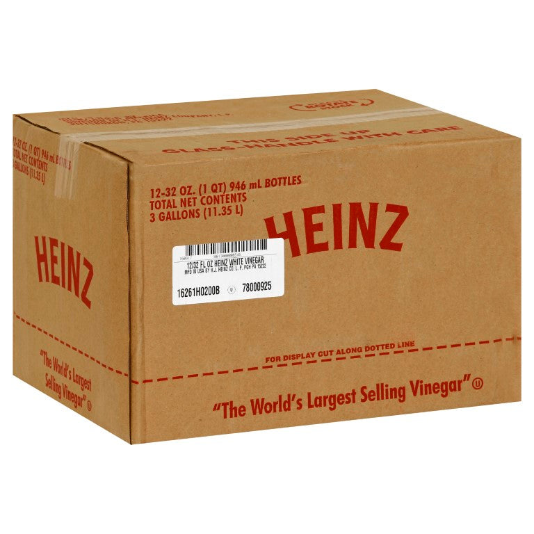 Heinz Distilled White Vinegar 32 Bottles Pack of 12