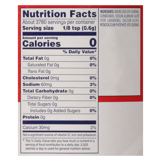 Kraft Baking Powder Original, 5 Pound Each - 6 Per Case.