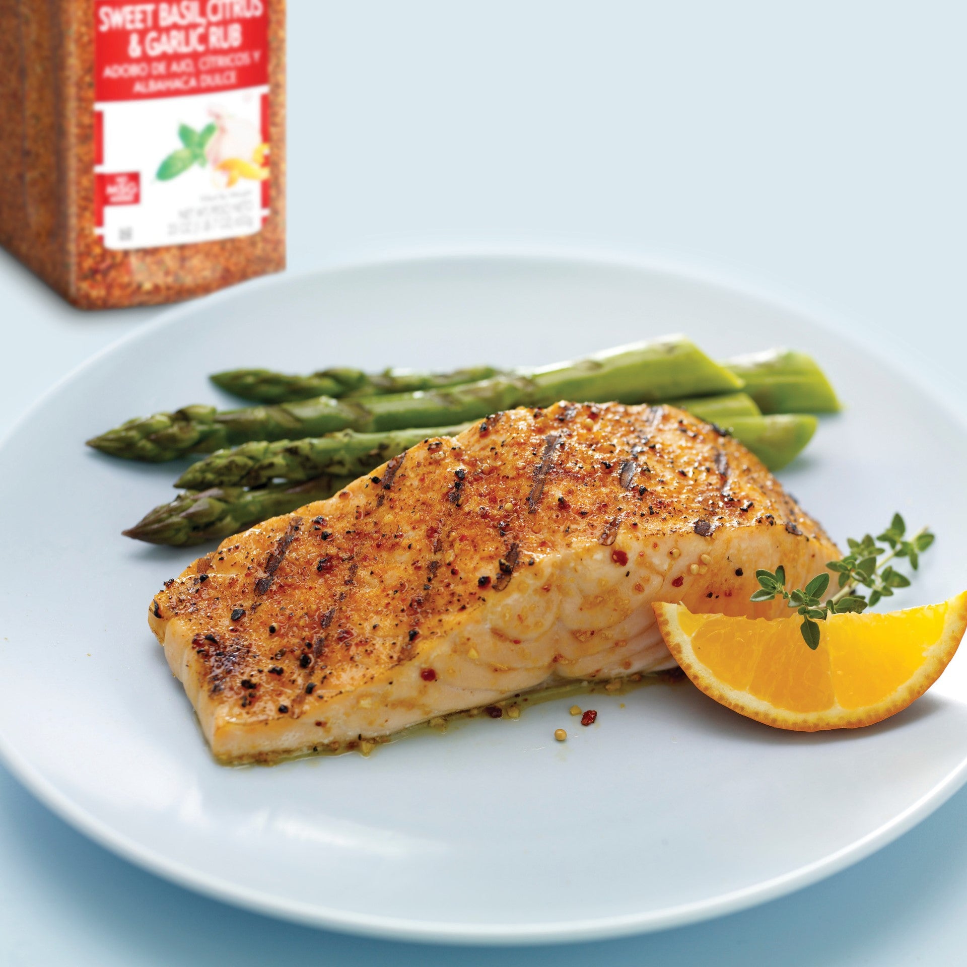 Lawry's Sweet Basil Citrus Garlic Rub 23 Ounce Size - 6 Per Case.