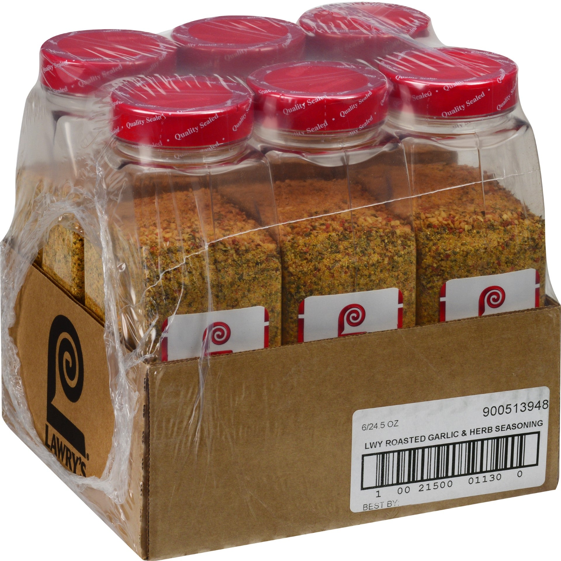 Lawry's Roasted Garlic Herb Seasoning 24.5 Ounce Size - 6 Per Case.