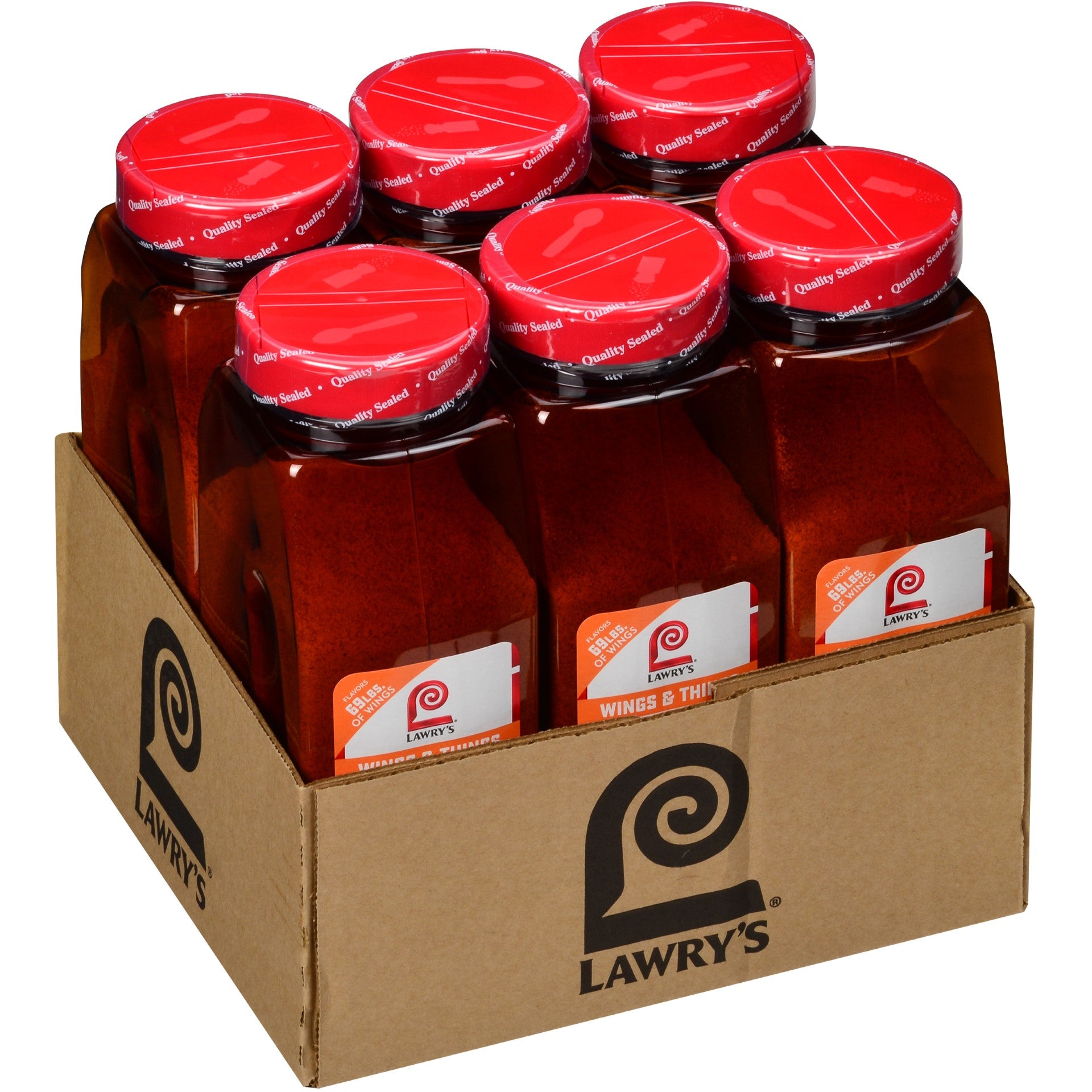 Lawry's Mango Habanero Wing 21.75 Ounce Size - 6 Per Case.