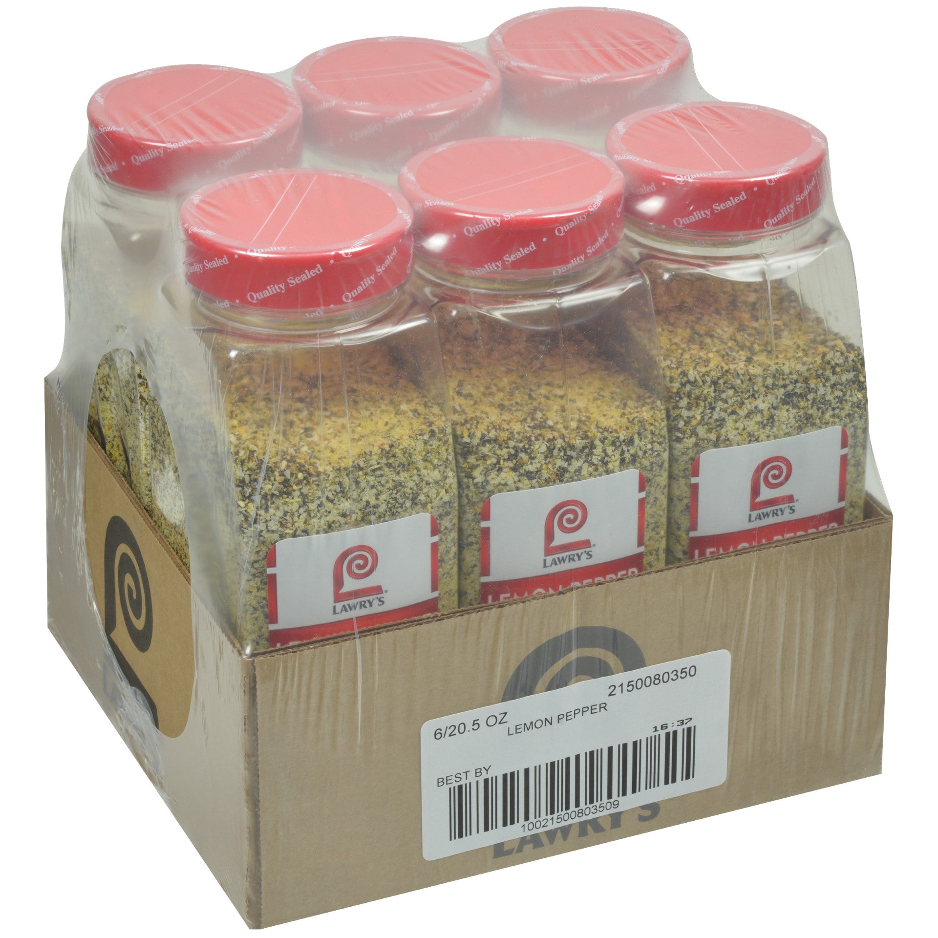 Lawry's Lemon Pepper Seasoning 20.5 Ounce Size - 6 Per Case.