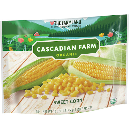 Cascadian Farm™ Organic Frozen Vegetablessweet Corn 16 Ounce Size - 12 Per Case.
